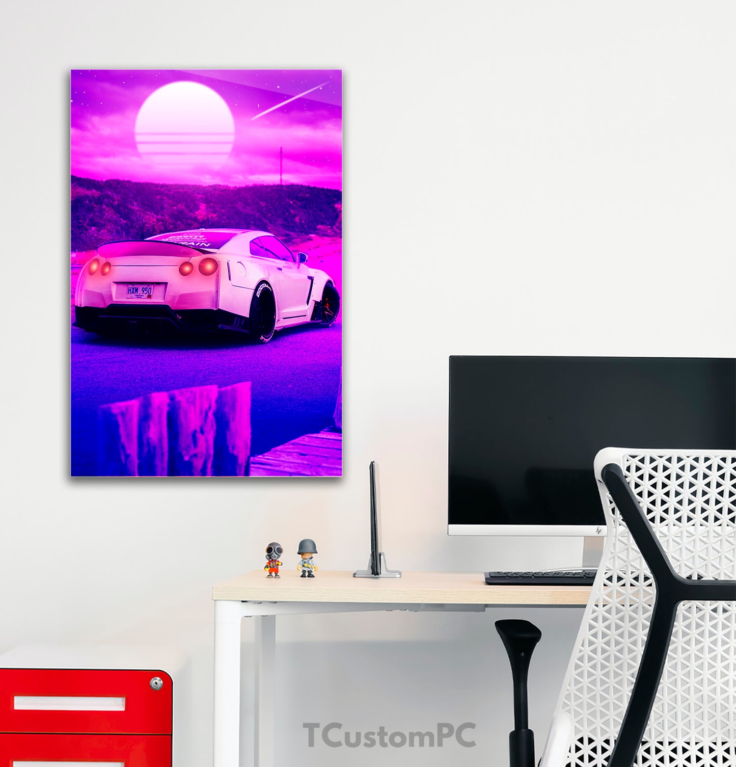 Poster/ Cuadro de Coche Deportivo Nissan G-TR