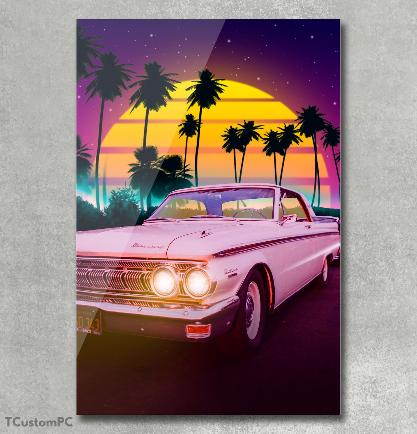 Cuadro de Coche clásico Mercury "California"