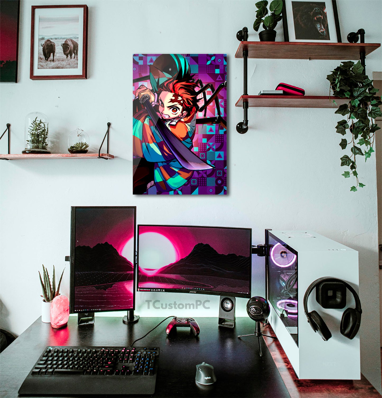 Cuadro Demon Slayer Tanjiro, Kimetsu no Yaiba
