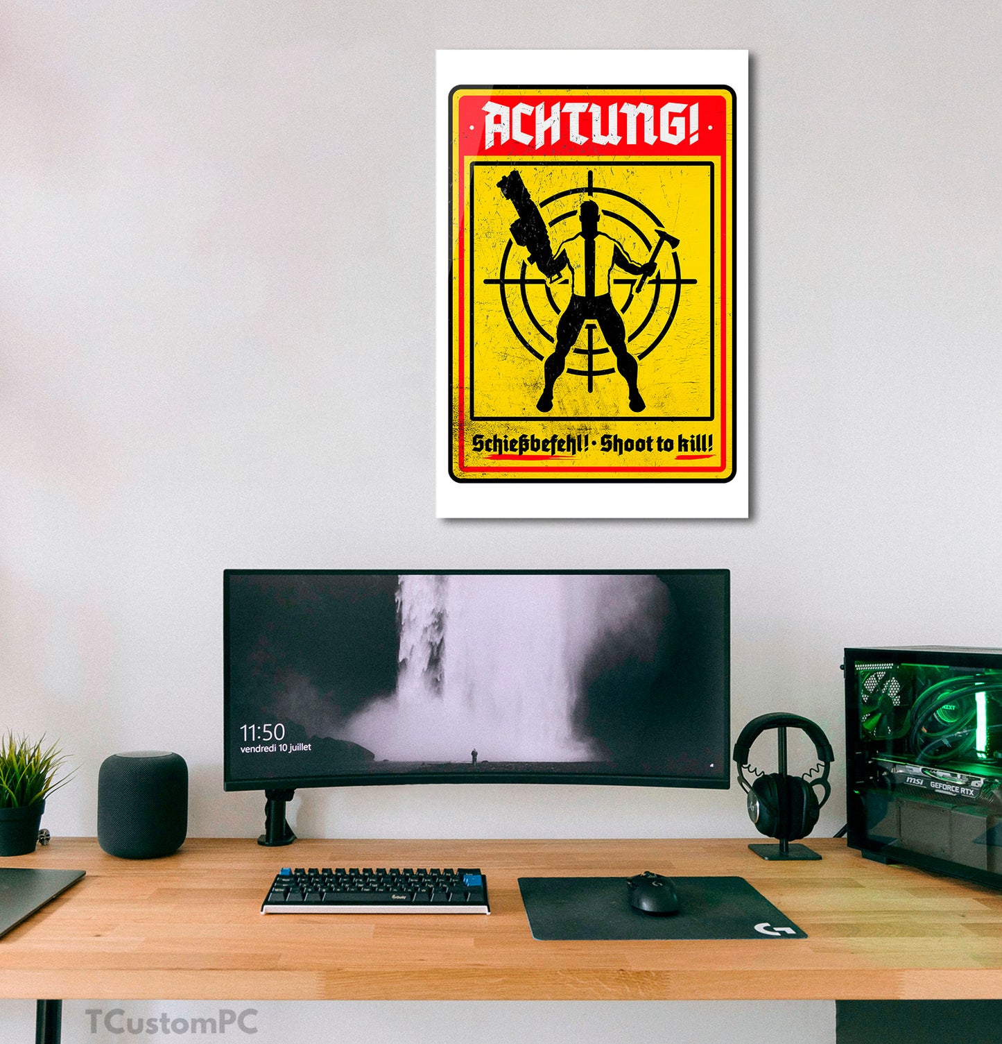 Cuadro Achtung