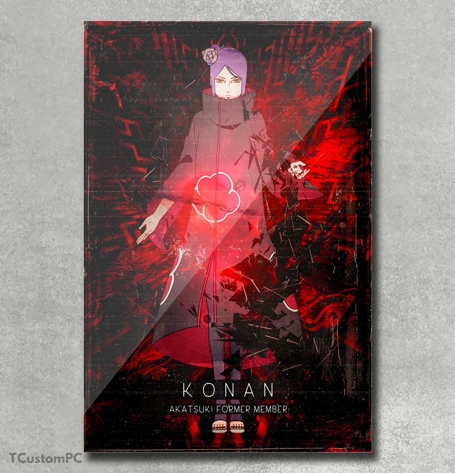 Akatsuki Konan painting