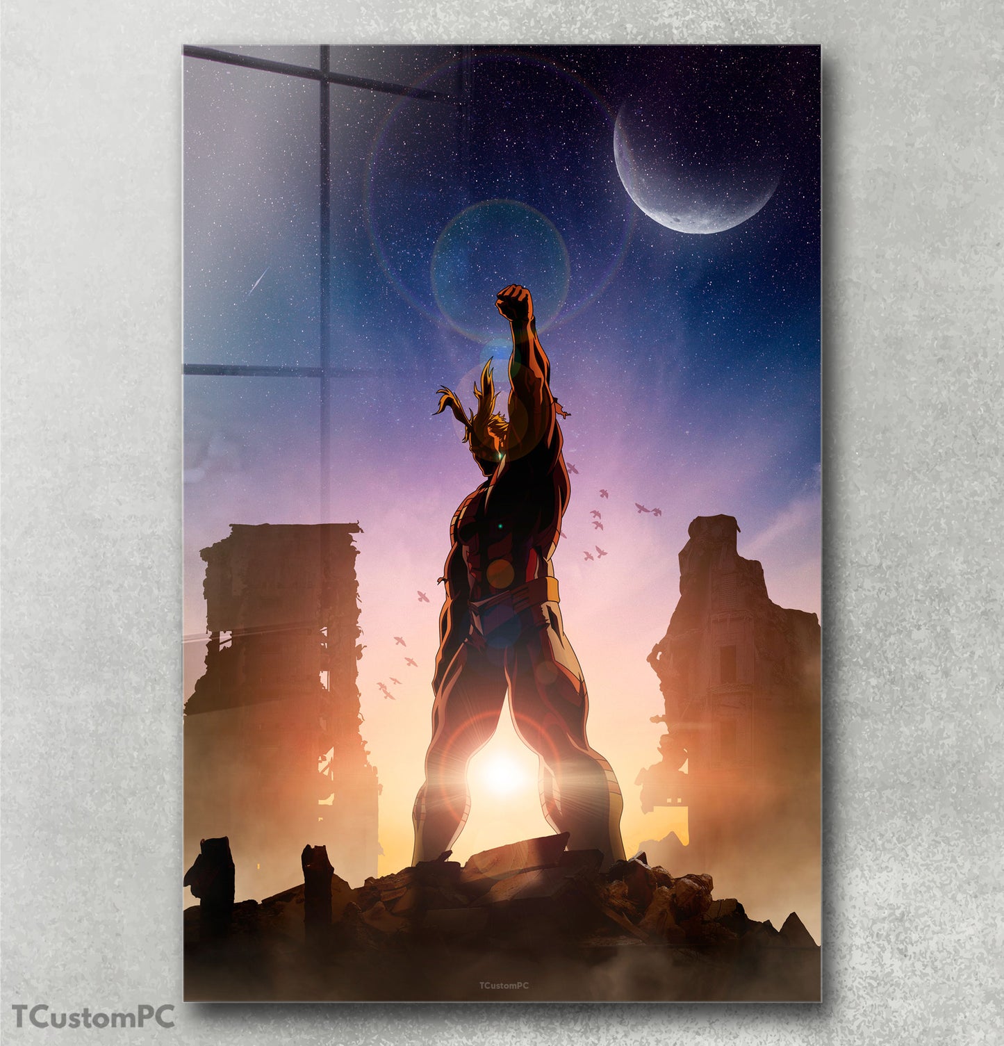 Cuadro All Might Anime Manipulation