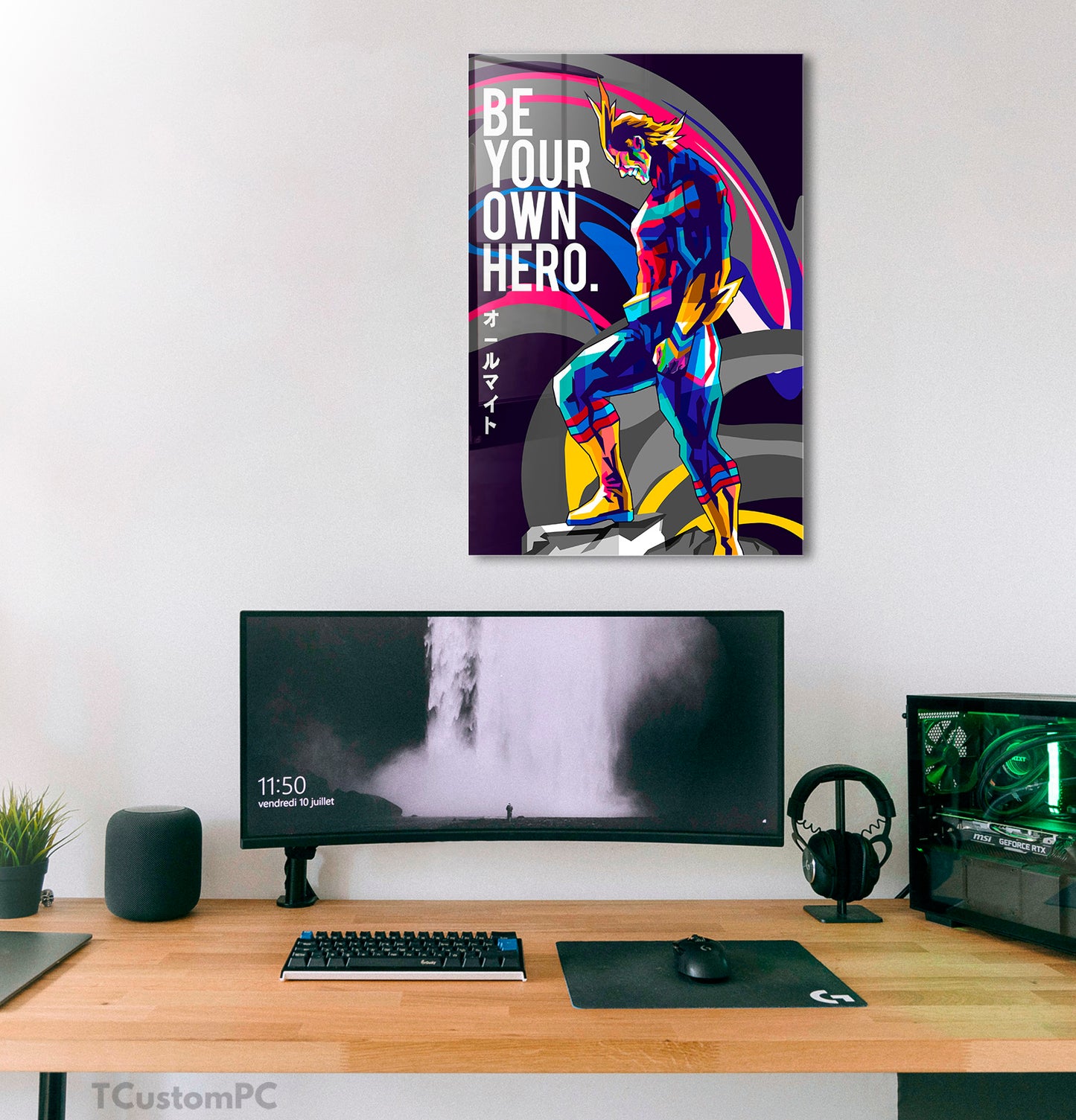 All Might painting