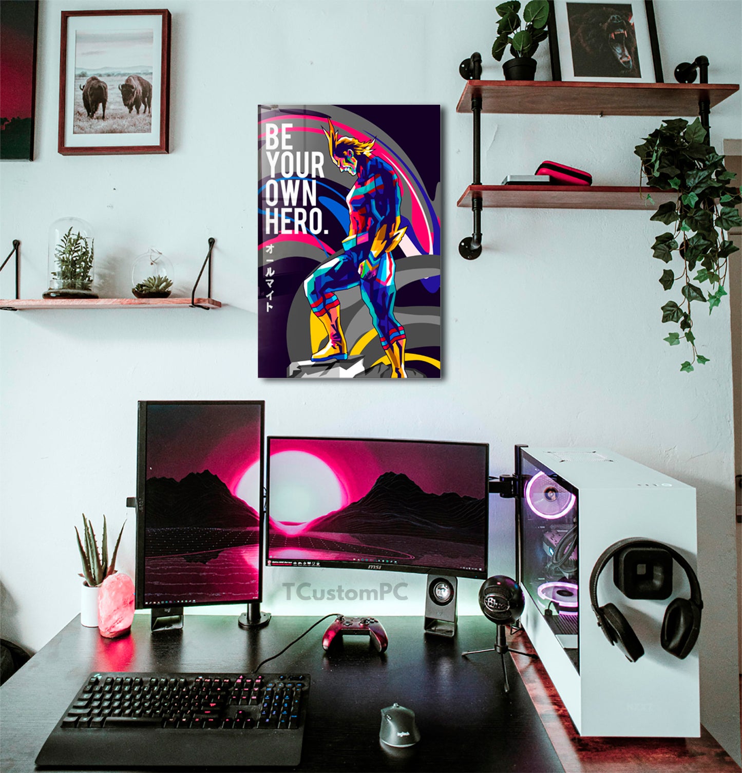All Might painting