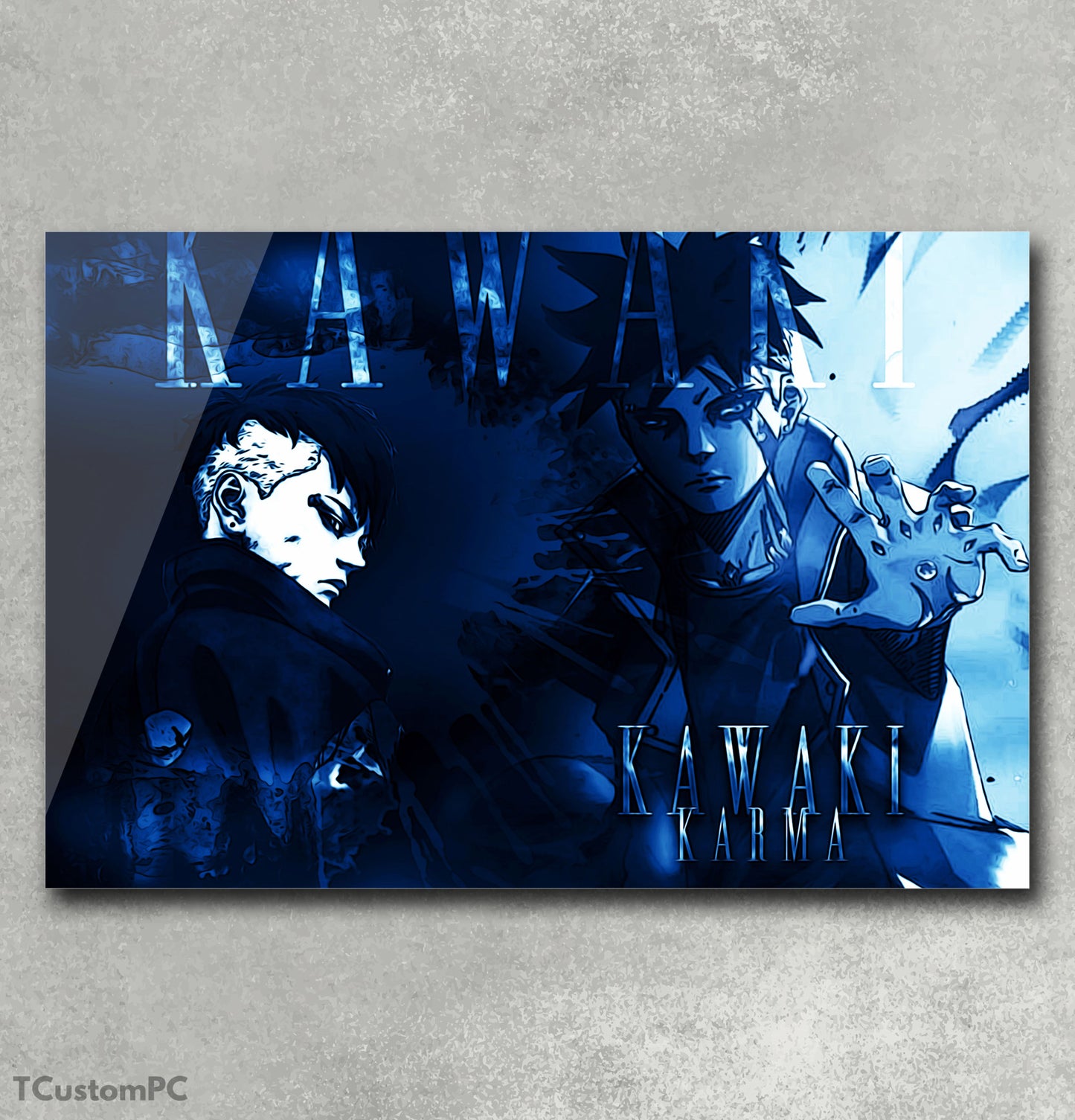 Kawaki Boruto Poster style painting