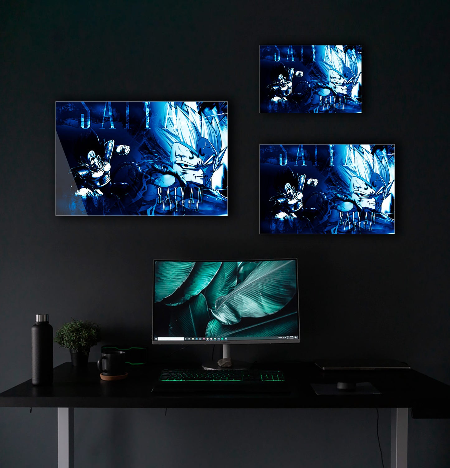 Picture Saiyan Vegeta Dragon Ball Poster style
