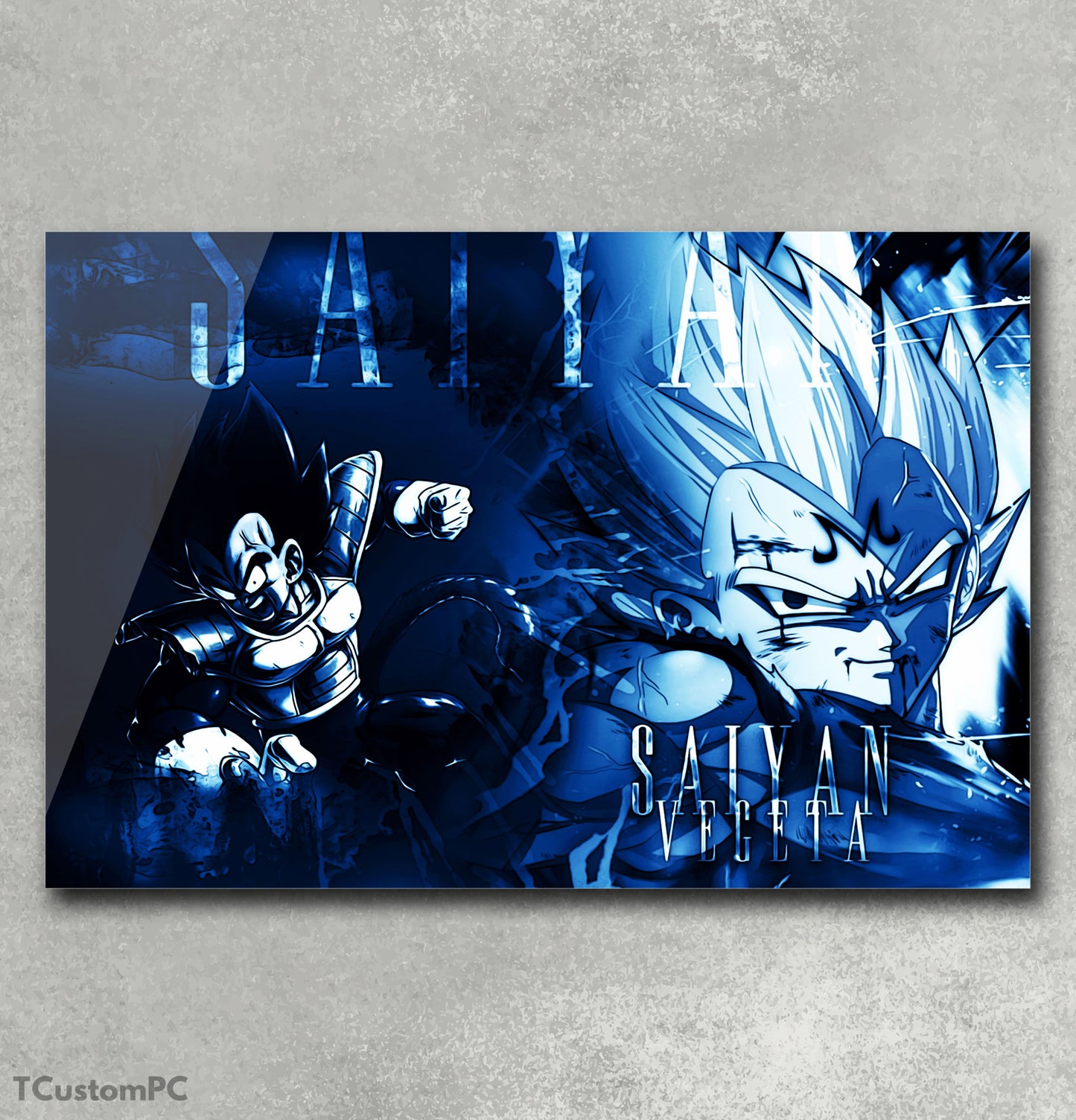Picture Saiyan Vegeta Dragon Ball Poster style