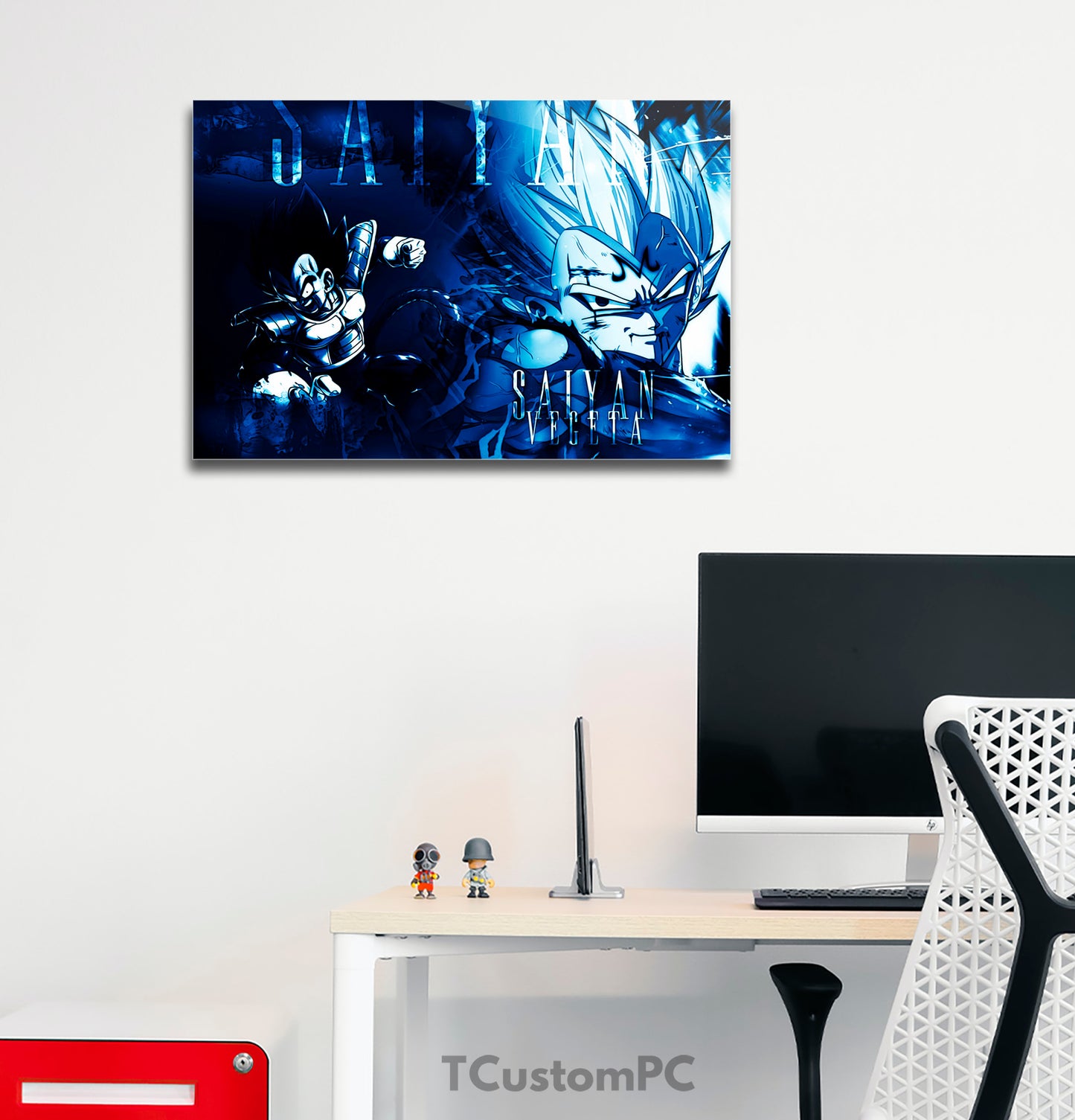 Picture Saiyan Vegeta Dragon Ball Poster style