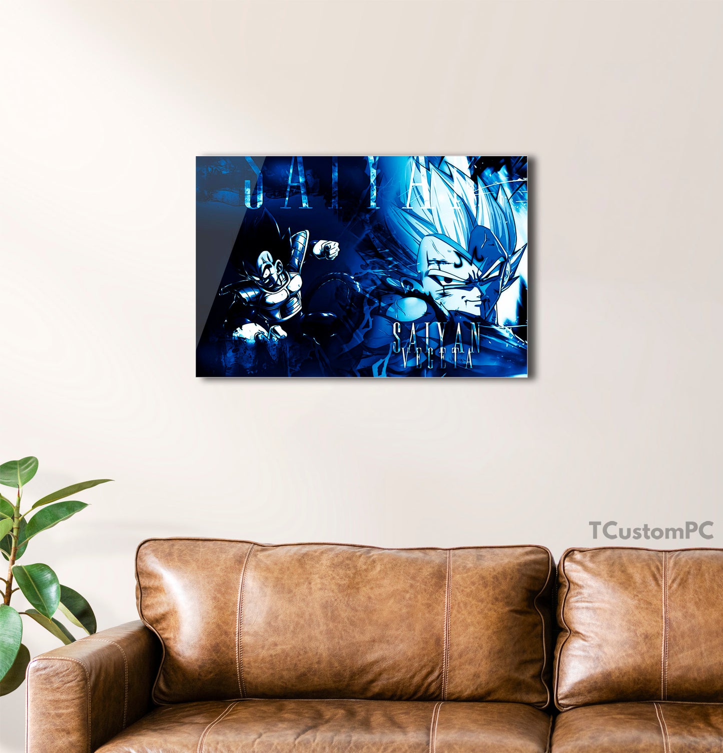 Picture Saiyan Vegeta Dragon Ball Poster style