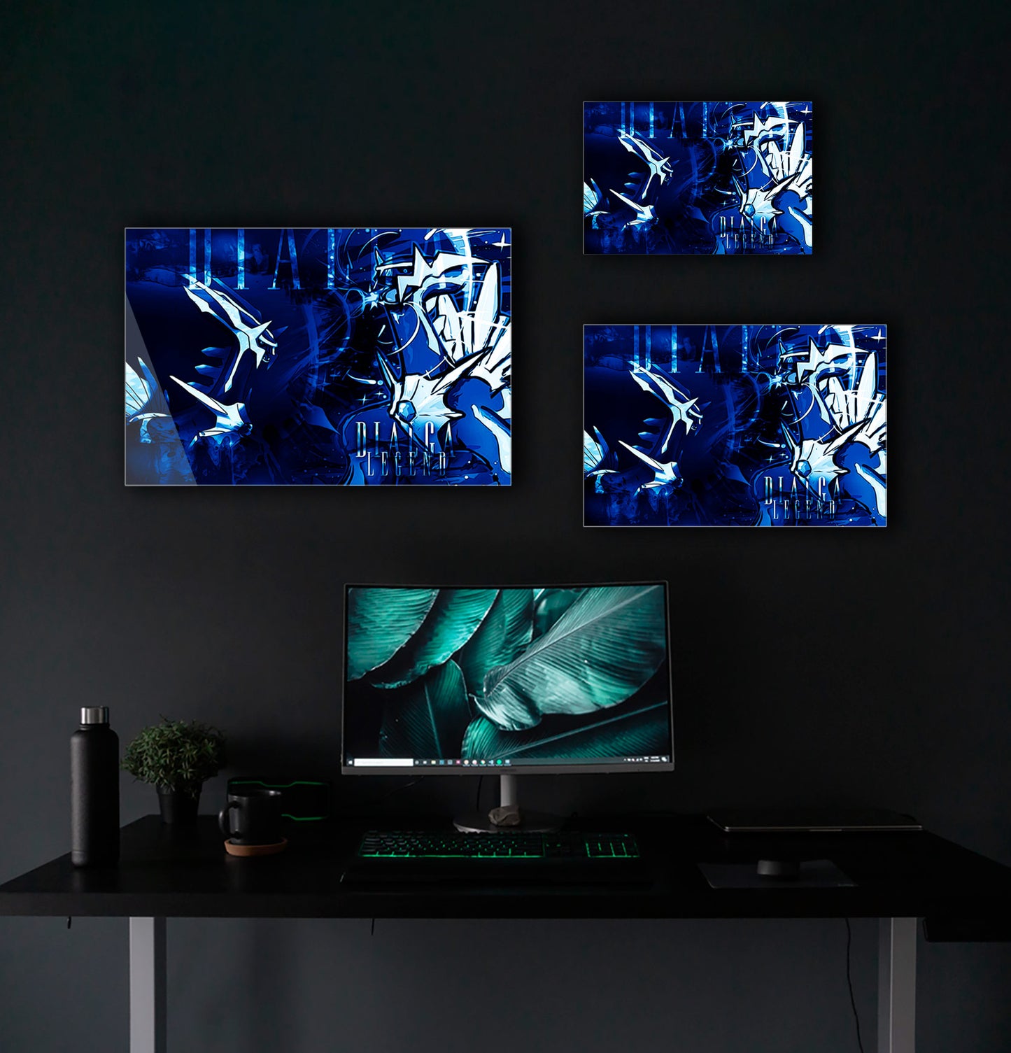 Cuadro Dialga Pokémon Poster style