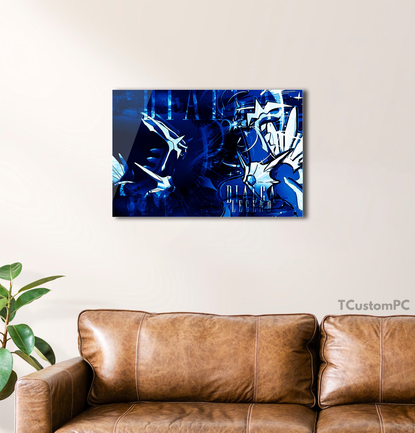 Cuadro Dialga Pokémon Poster style