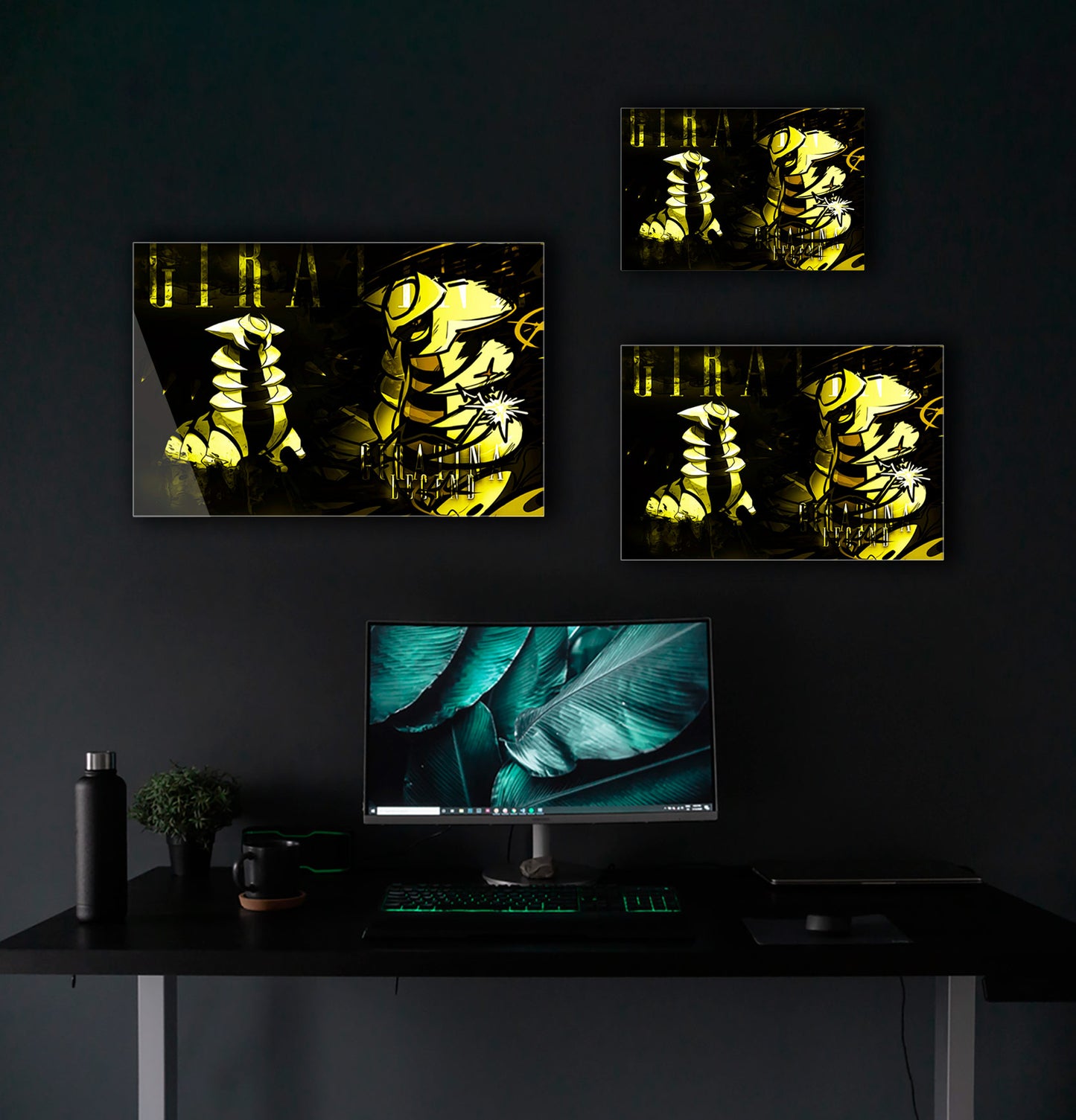 Giratina Pokémon Poster style painting