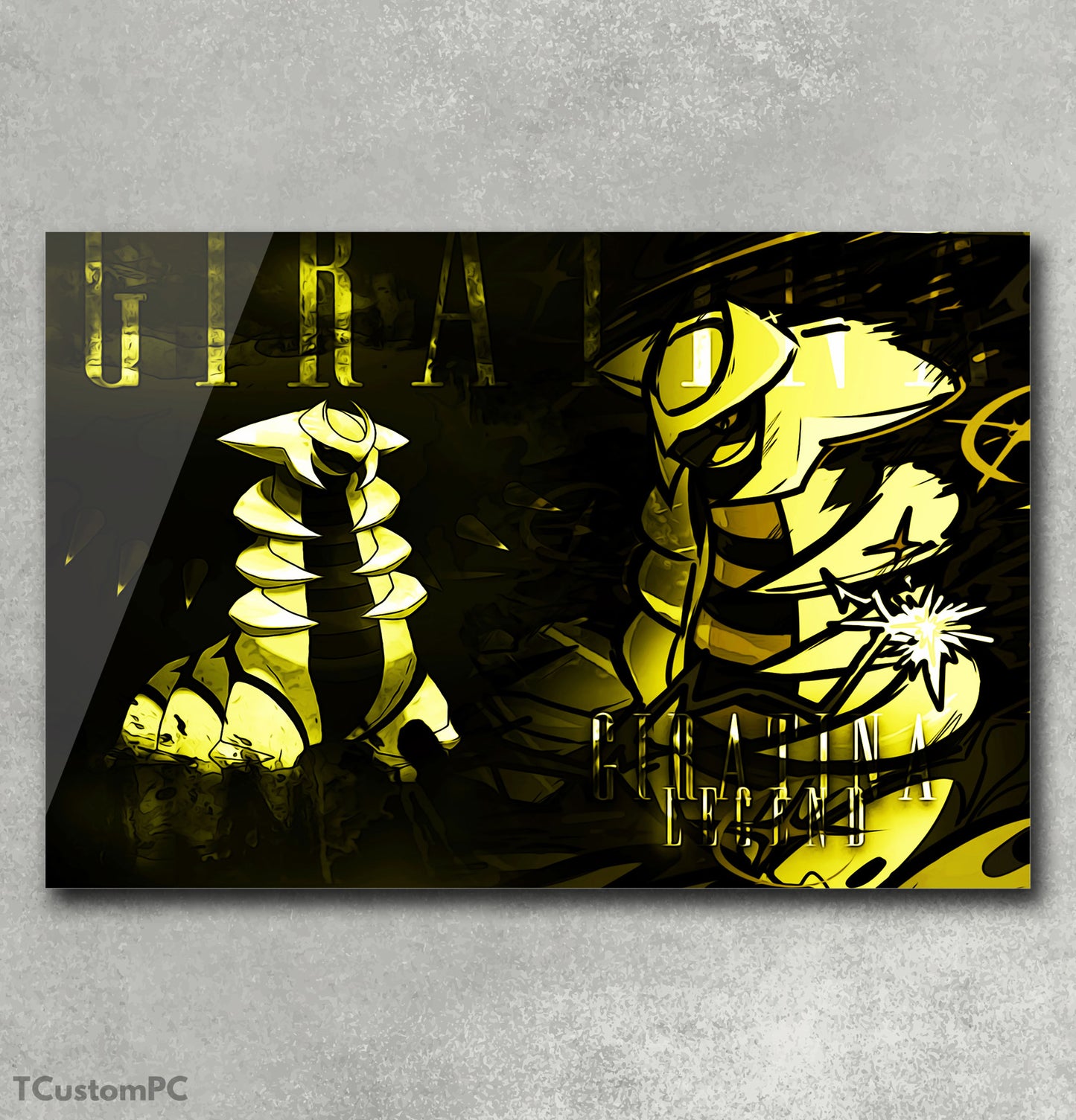 Giratina Pokémon Poster style painting
