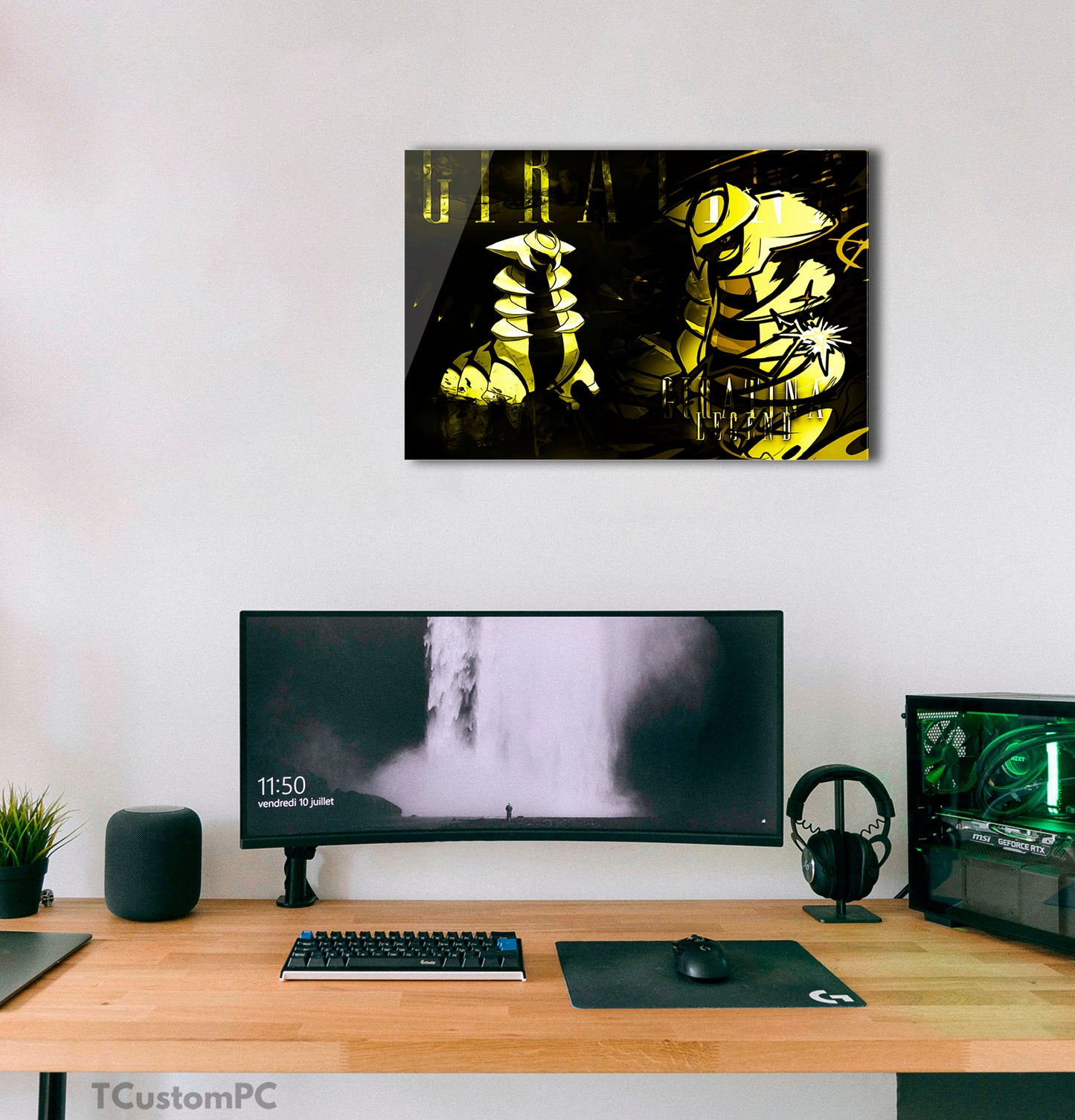 Giratina Pokémon Poster style painting