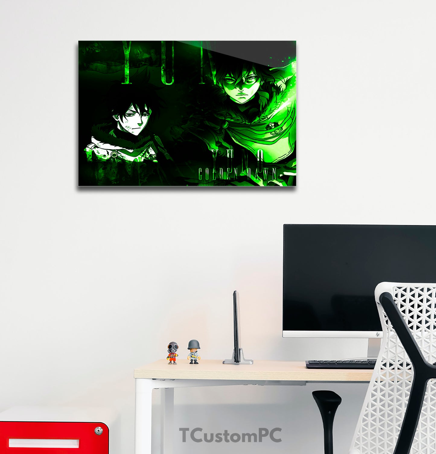 Picture Yuno Golden Dawn Black Clover Poster style