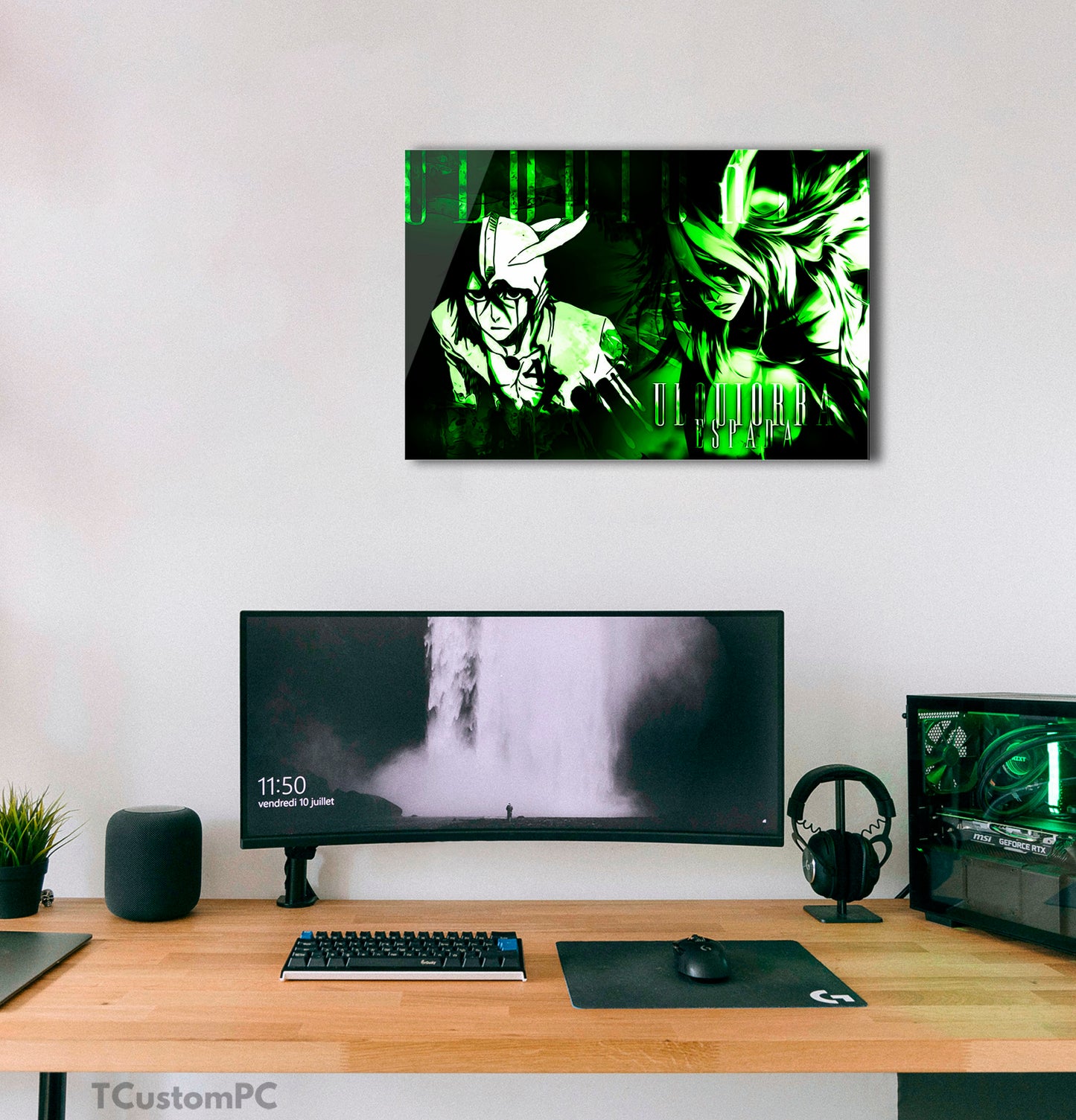 Pintura estilo pôster Ulquiorra Bleach