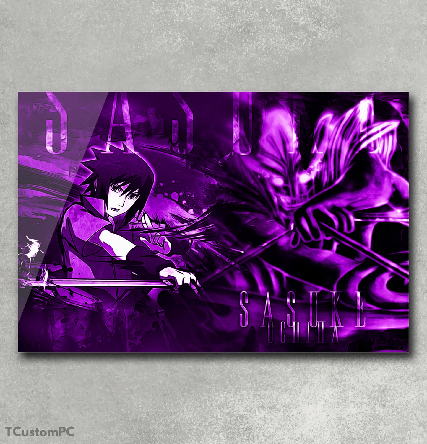 Cuadro Sasuke Naruto Poster style