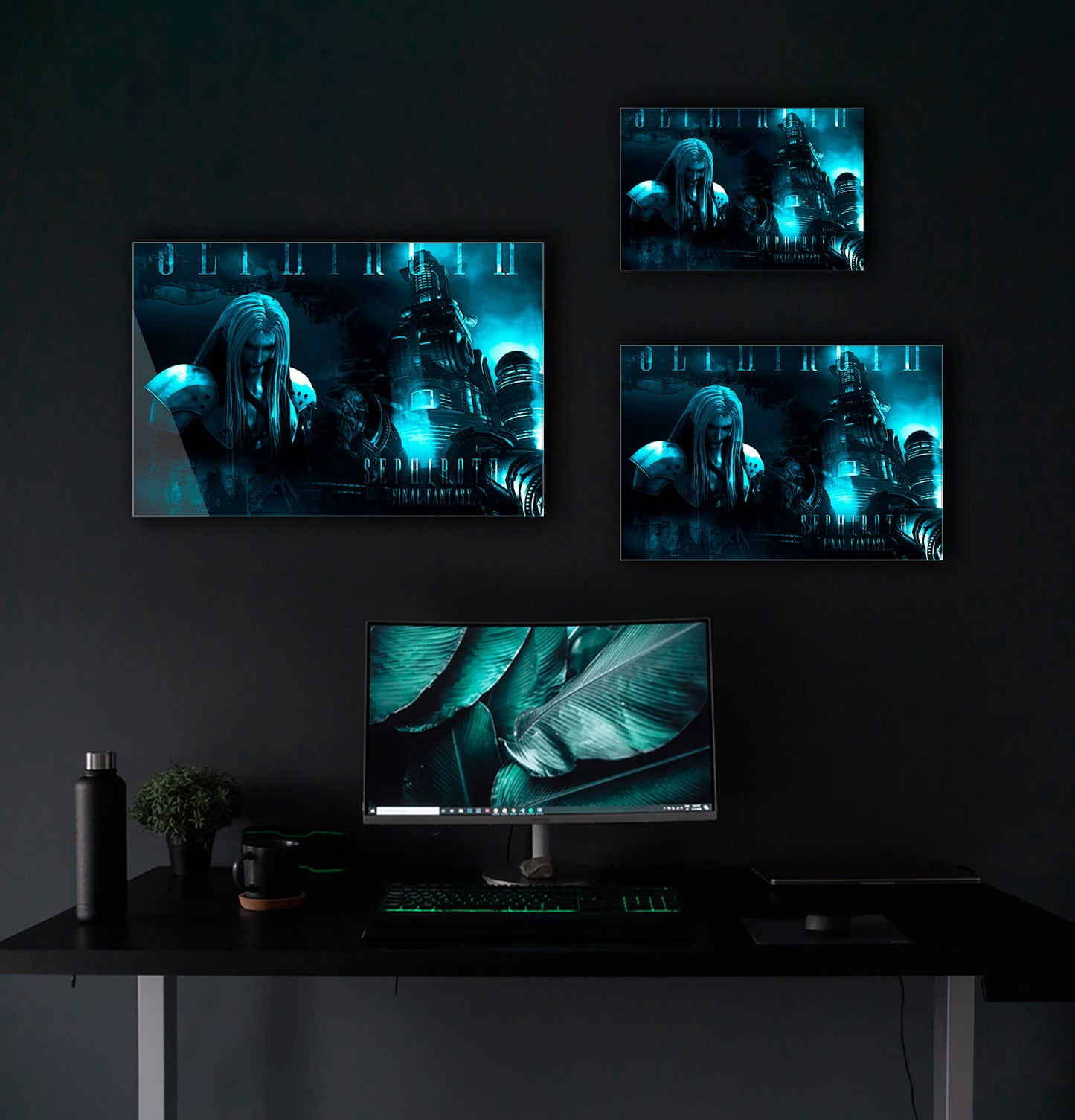 Cuadro Sephiroth Fantasy Poster style