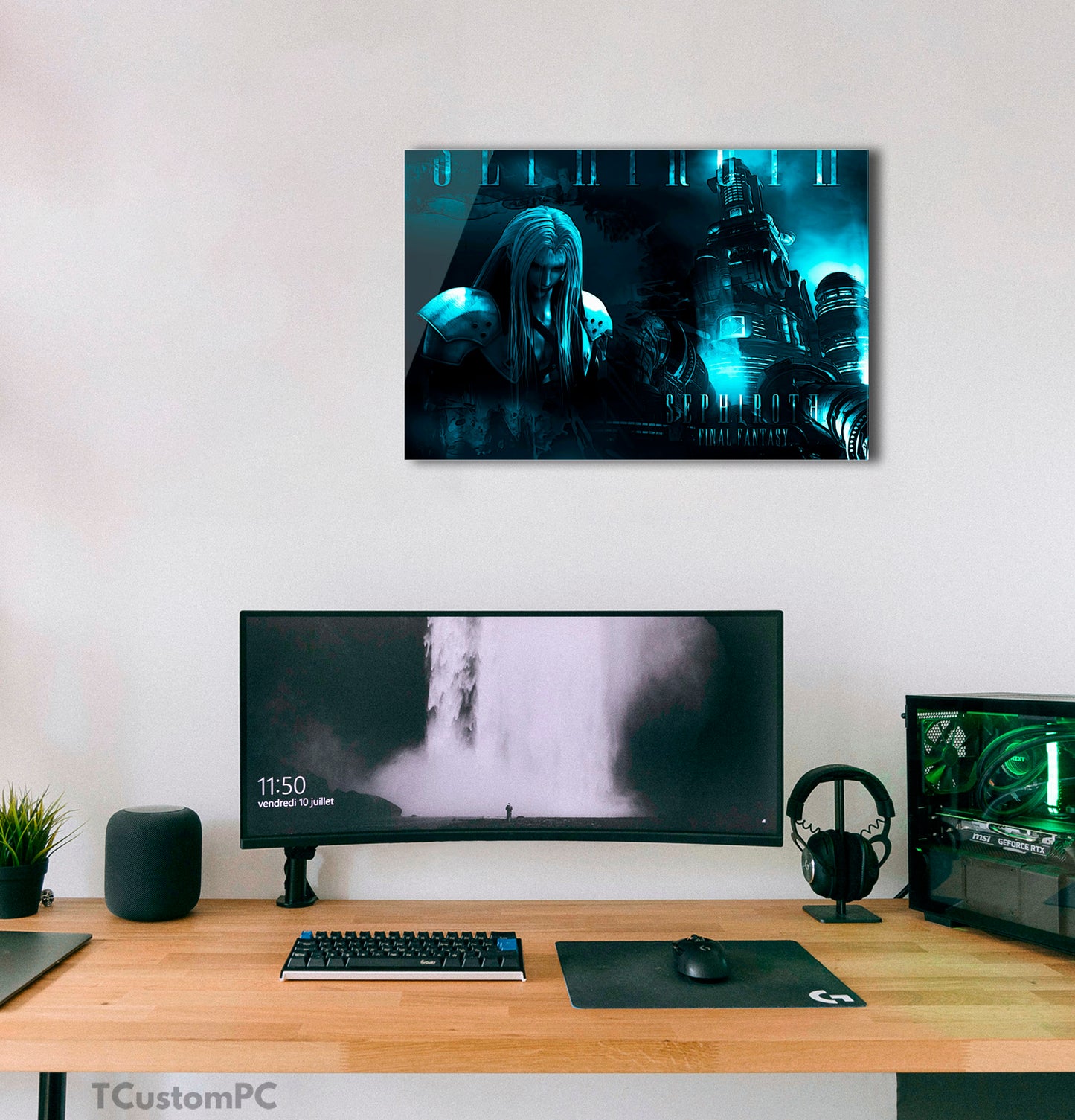 Cuadro Sephiroth Fantasy Poster style