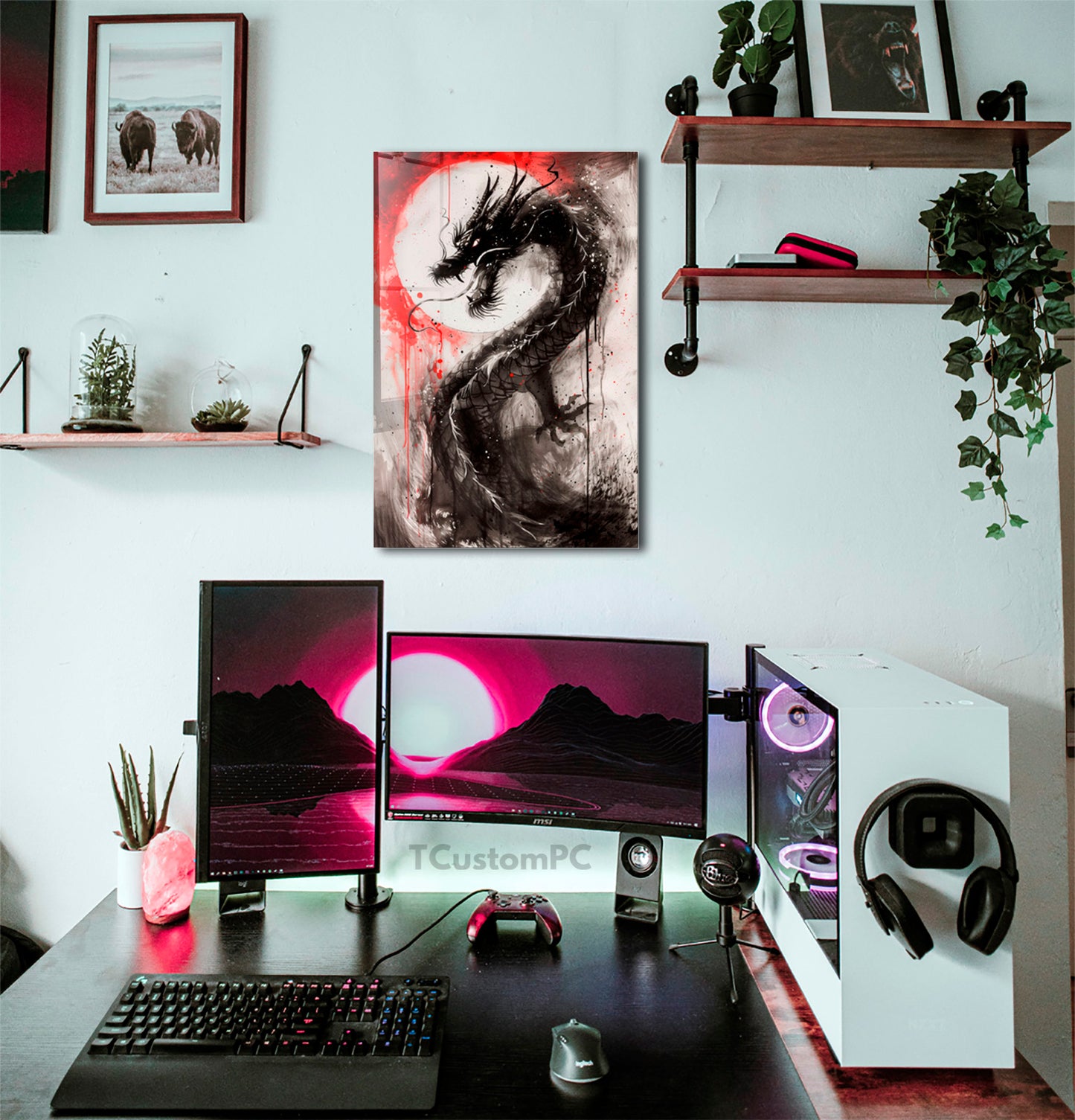 Cuadro Asian Dragon 3