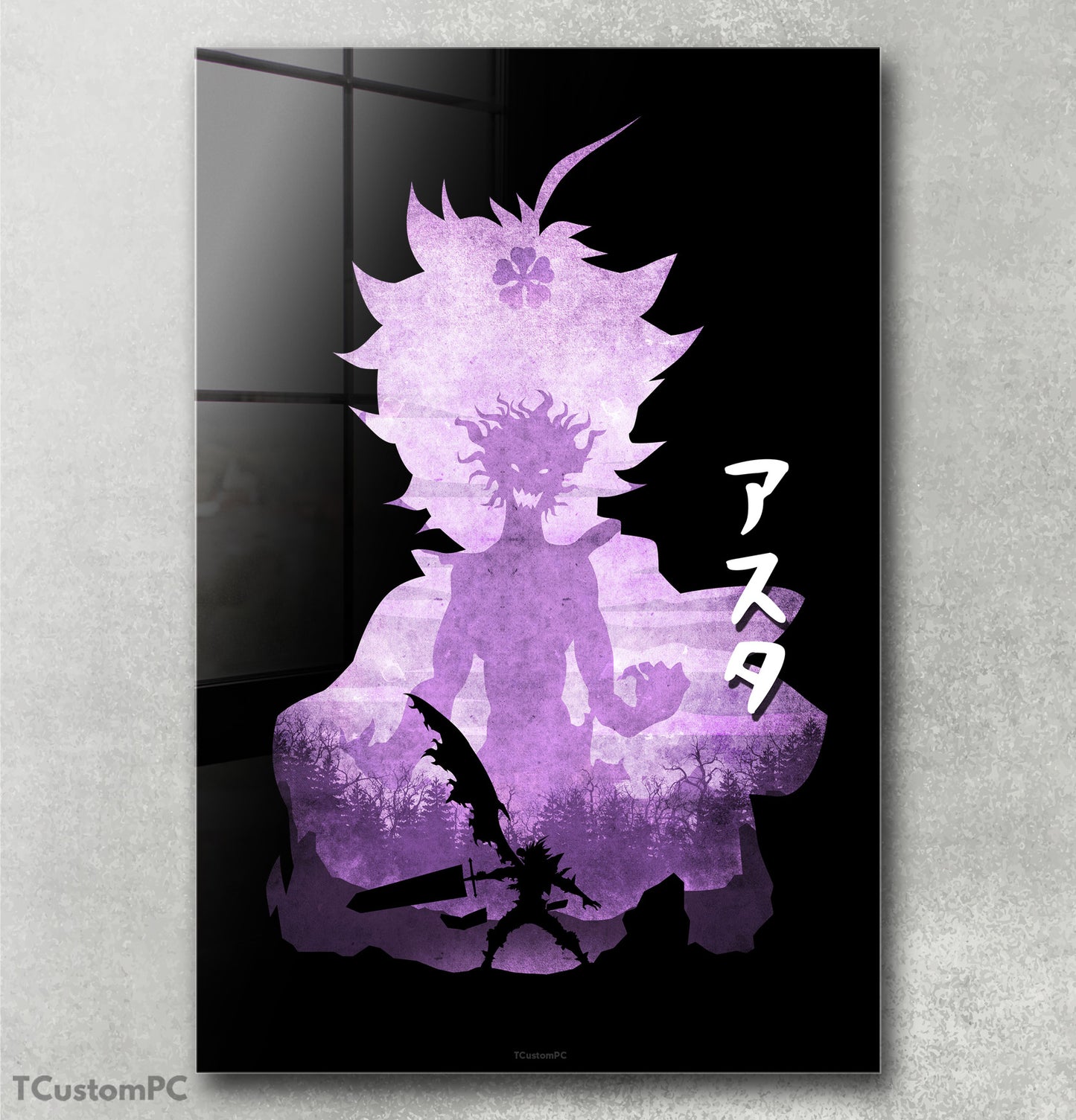 Cuadro Asta Minimalist Silhouette