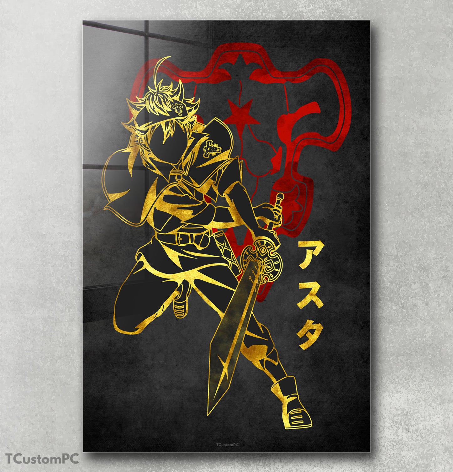 Cuadro Asta Red Golden