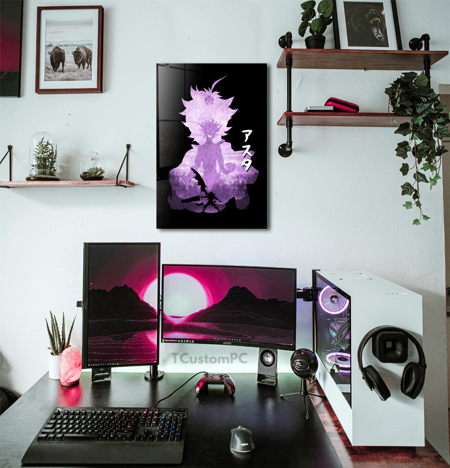 Cuadro Asta Minimalist Silhouette
