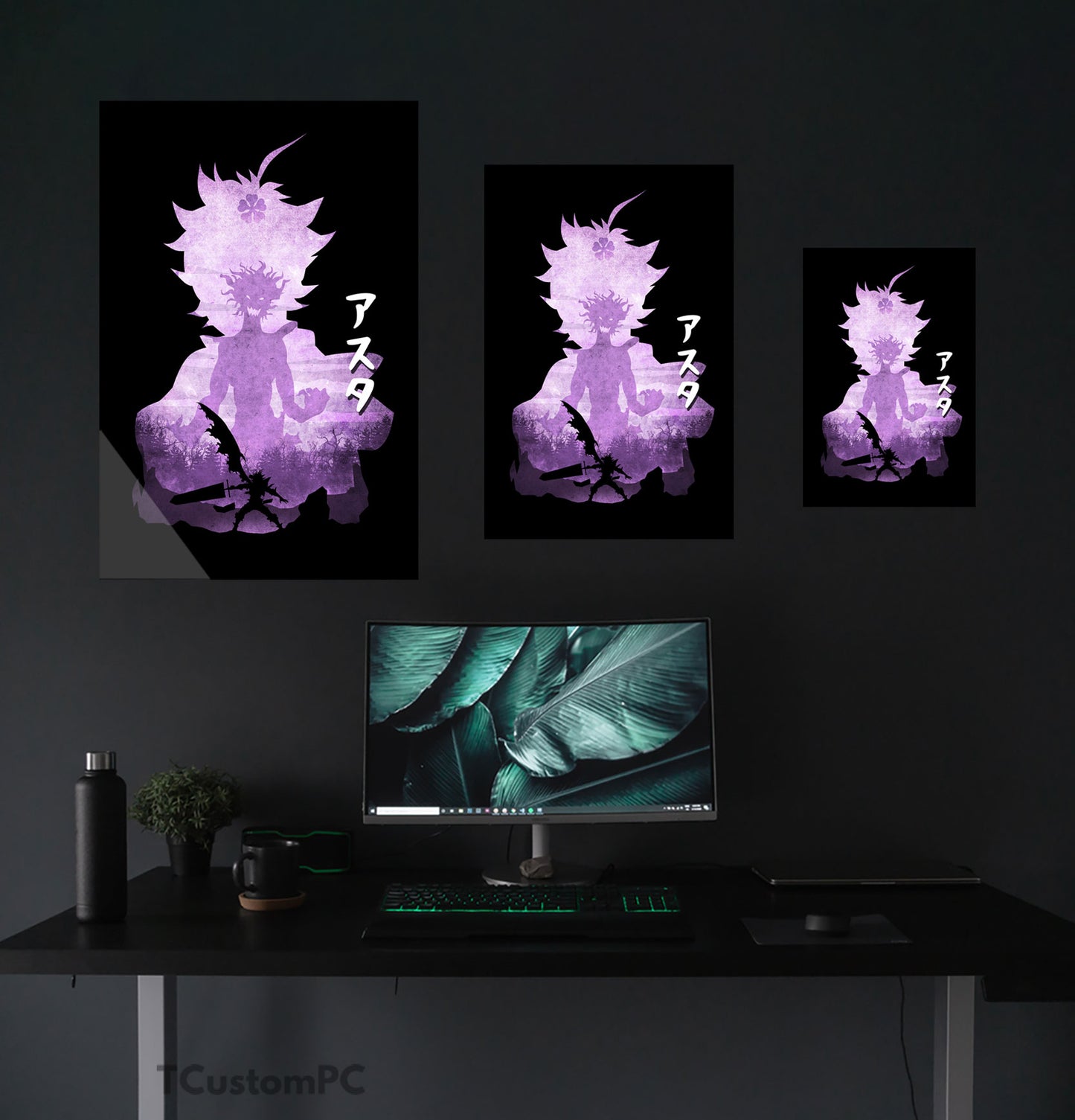 Cuadro Asta Minimalist Silhouette