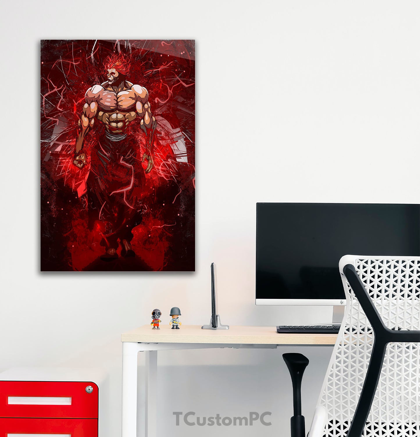 Cuadro Baki yujiro hanma the king Vector