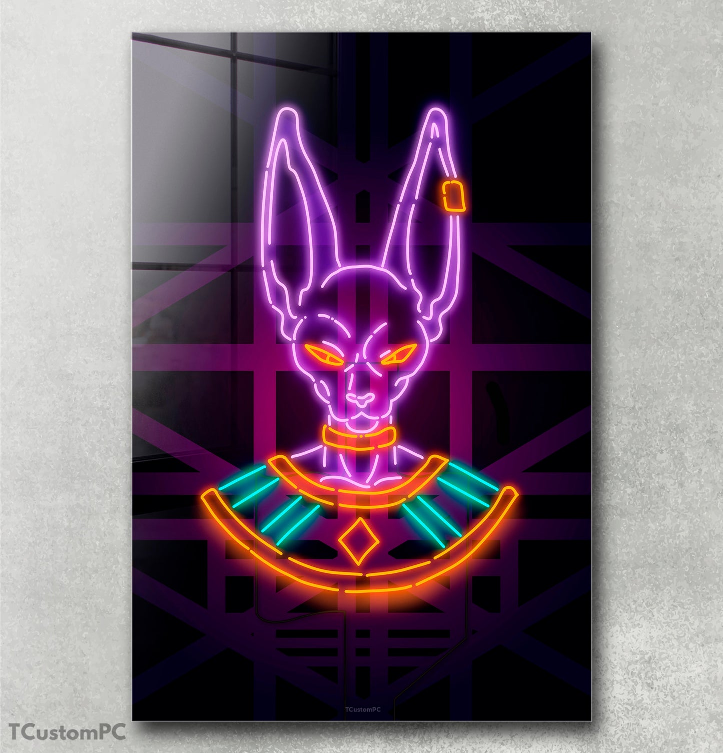 Cuadro Beerus Neon