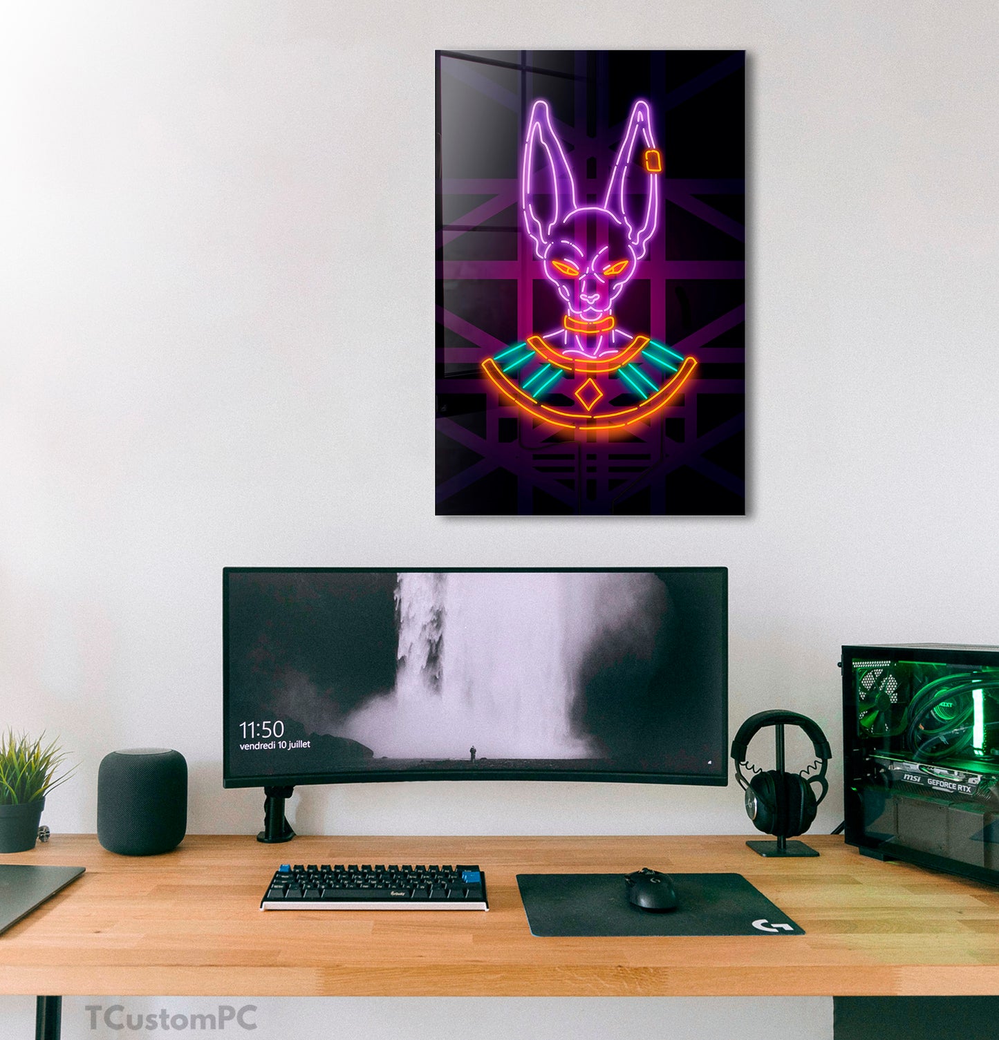 Cuadro Beerus Neon