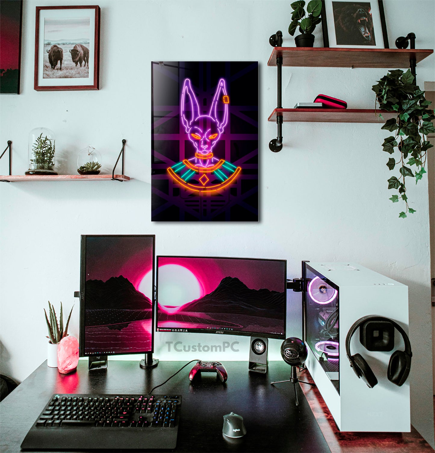 Cuadro Beerus Neon