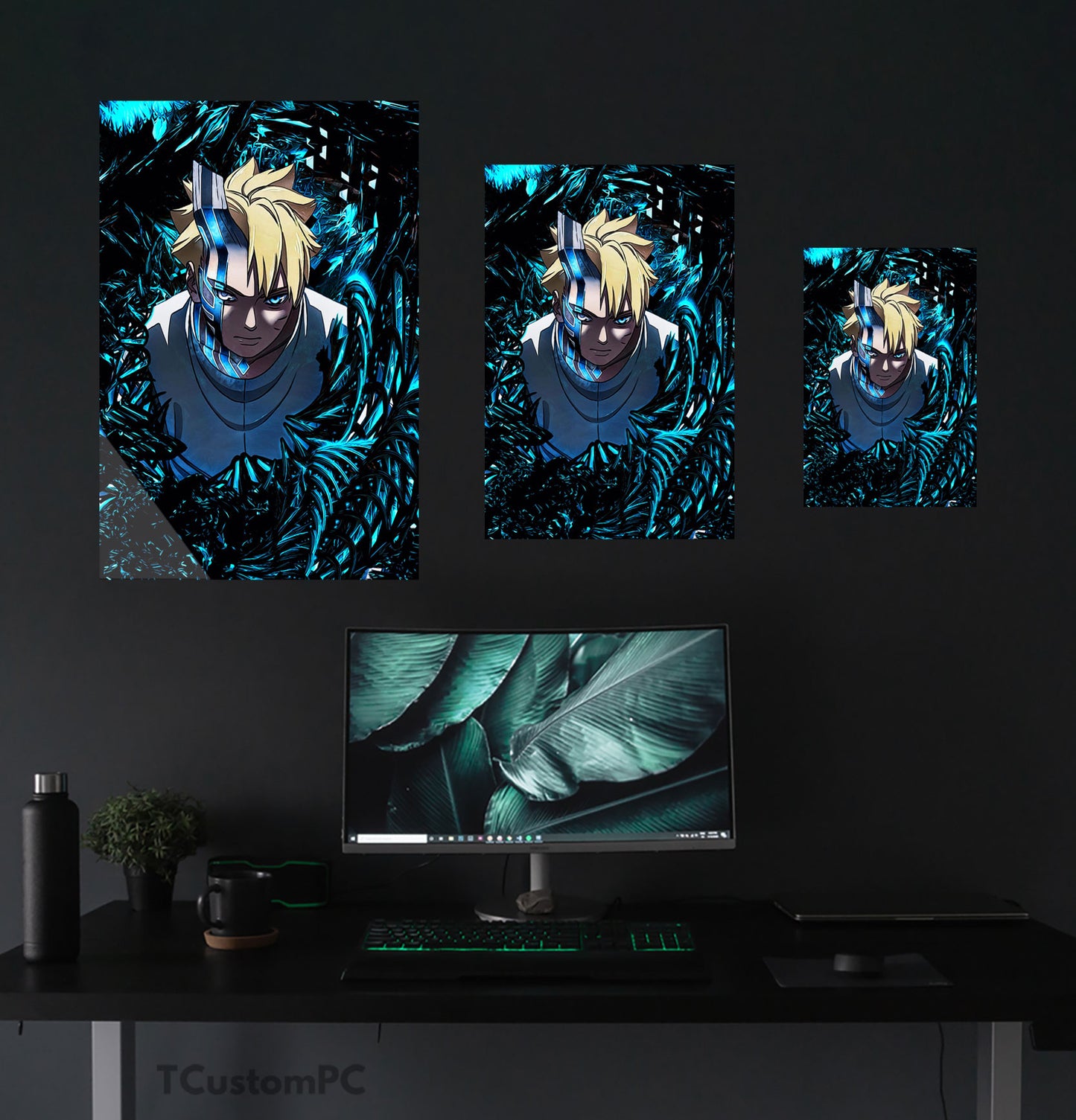 Cuadro Boruto Demons Fractal