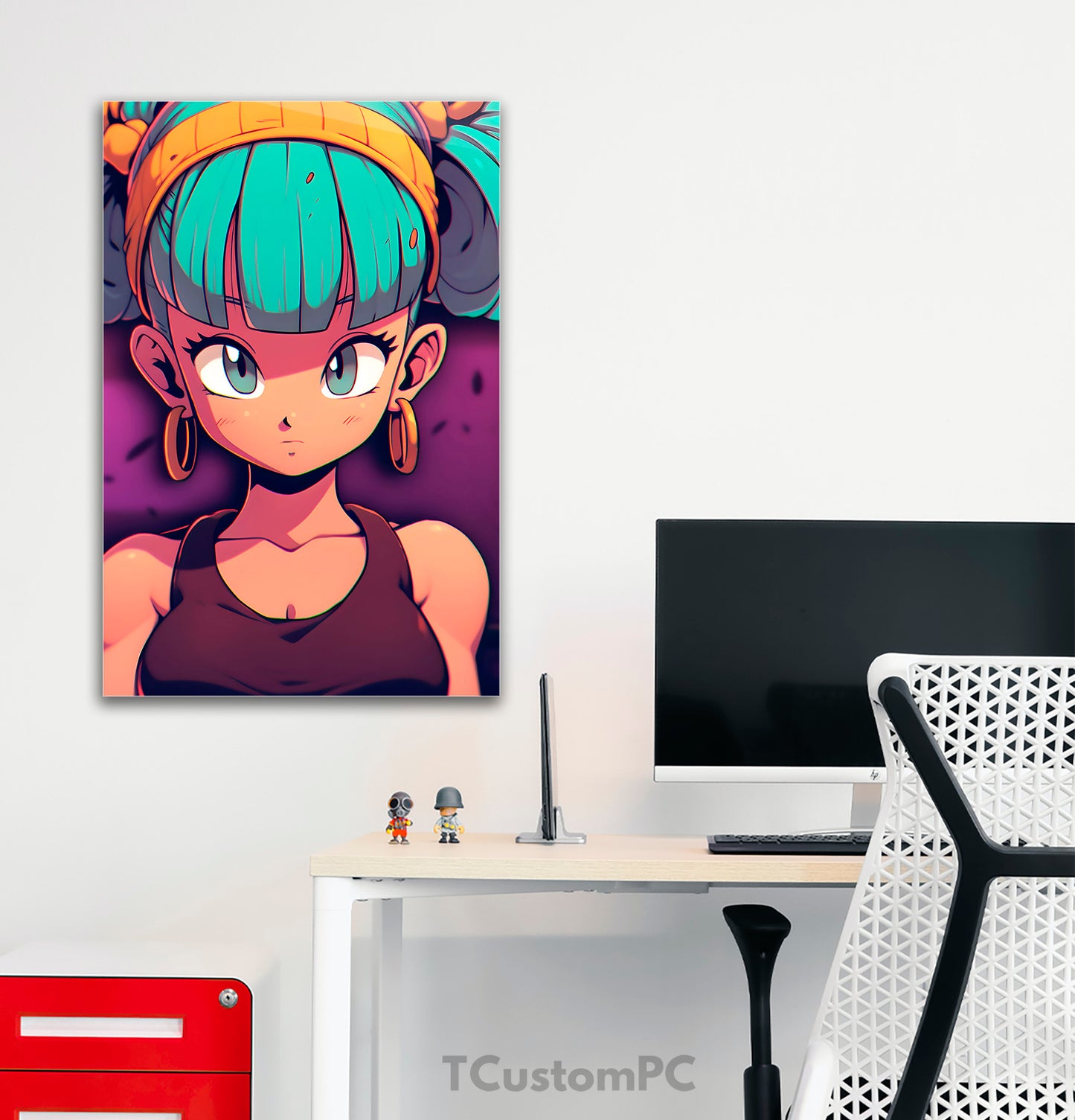 Bulma Dragon Ball painting