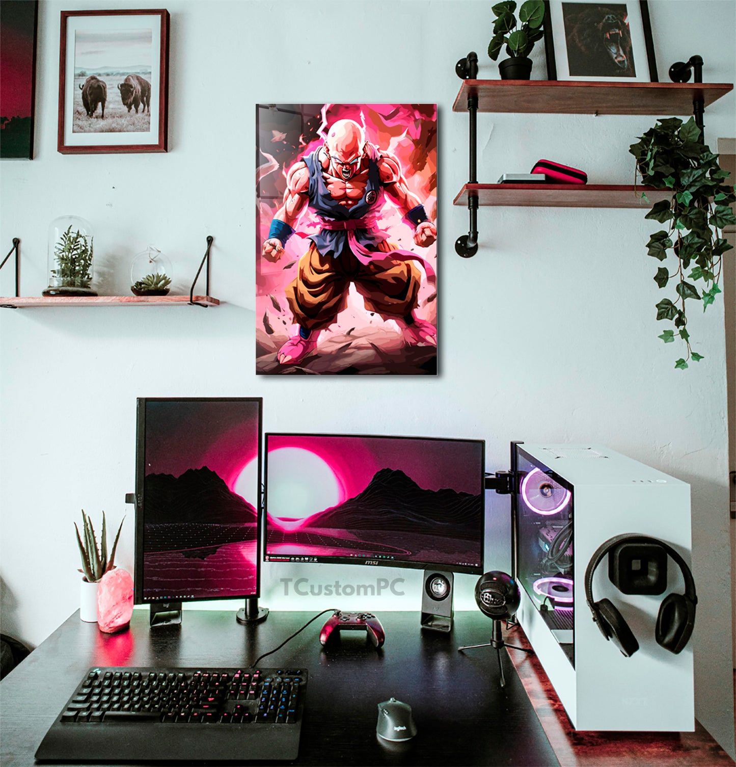Buu Pintura irritada