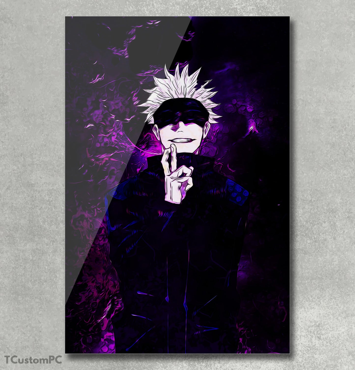 Cuadro Crazy Purple Gojo