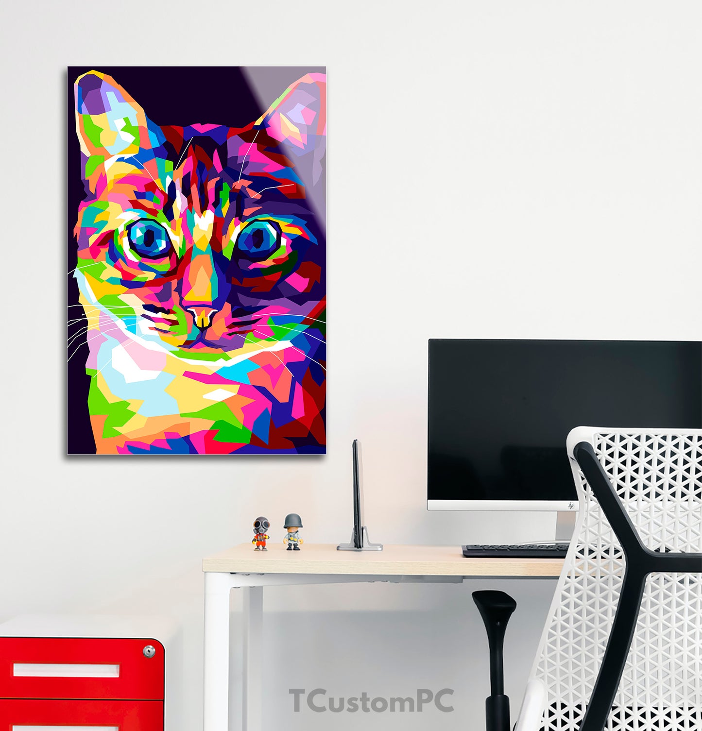 Cuadro Cute Cat Pop Art