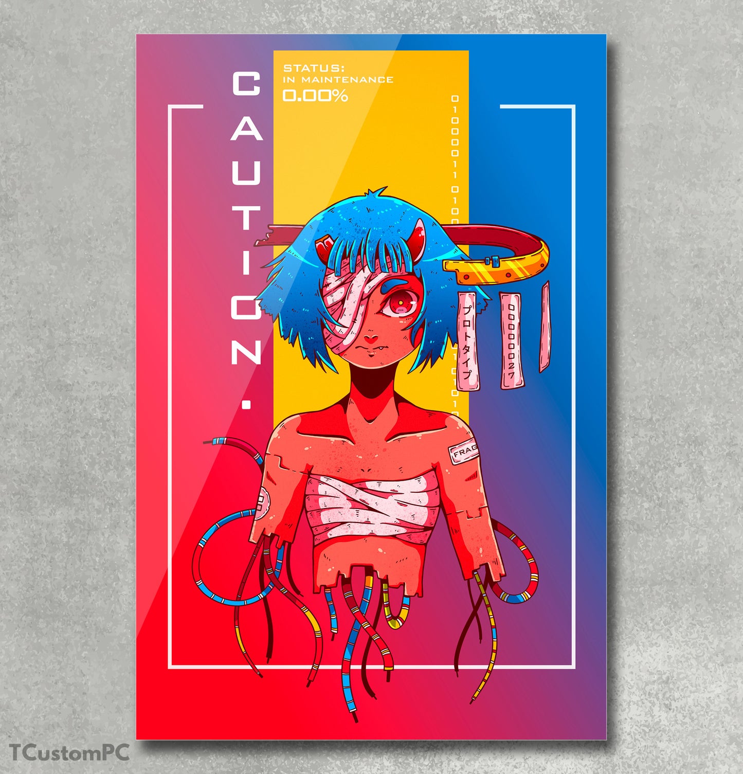 Cuadro Cyber Oni