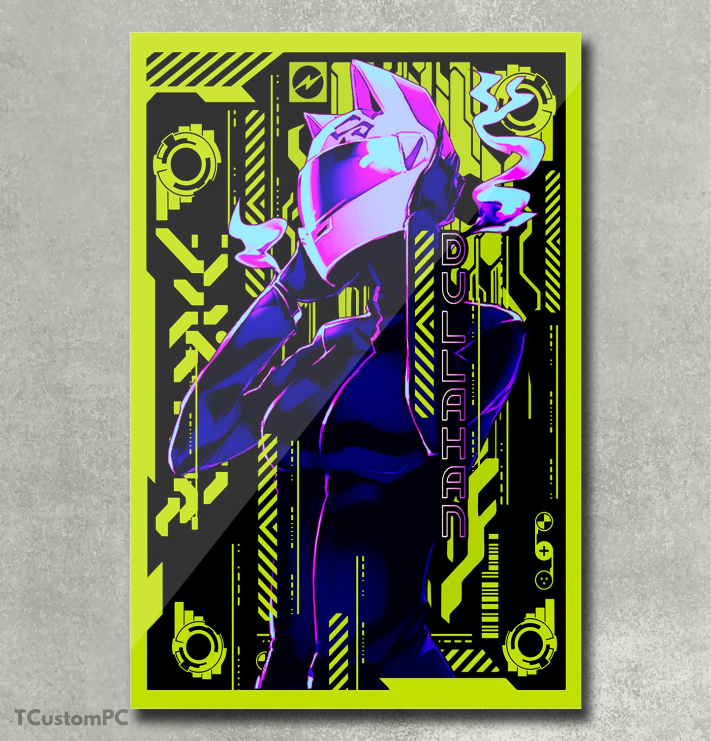 Cuadro Cyber world Dullahan vector