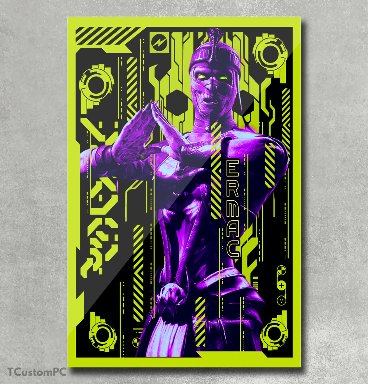 Cuadro Cyber world Ermac vector