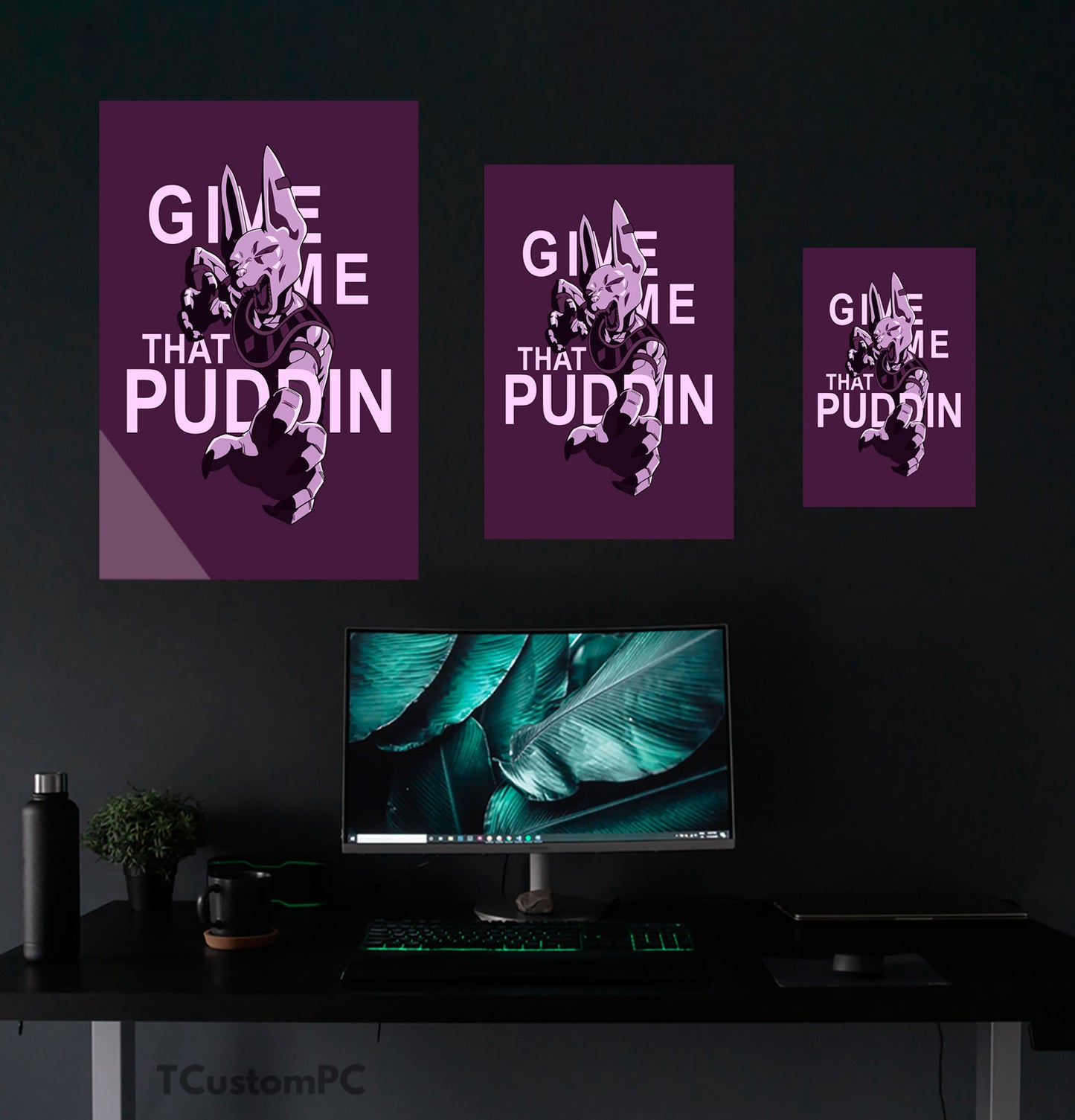 Cuadro Dragon Ball "Gimme that pudding vector"