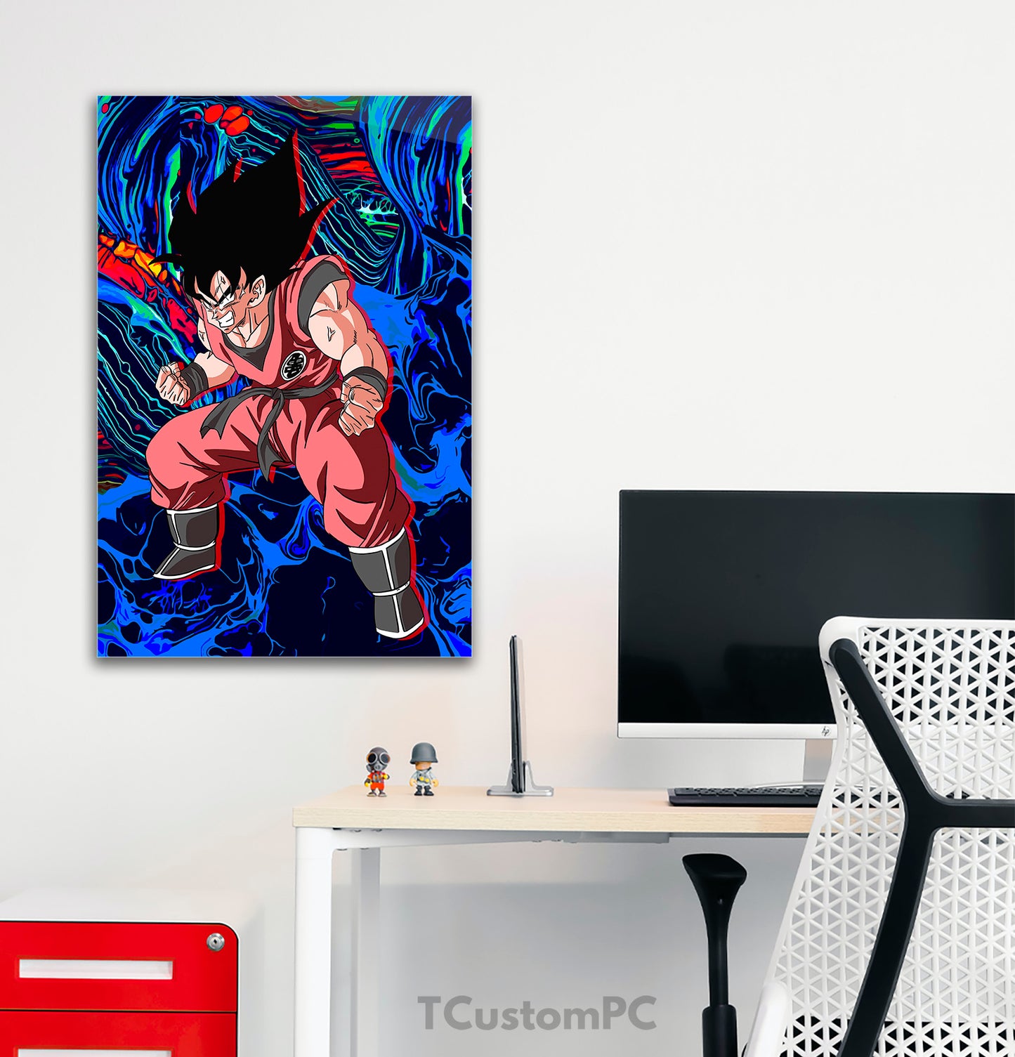 Dragon Ball Goku powerup vector box