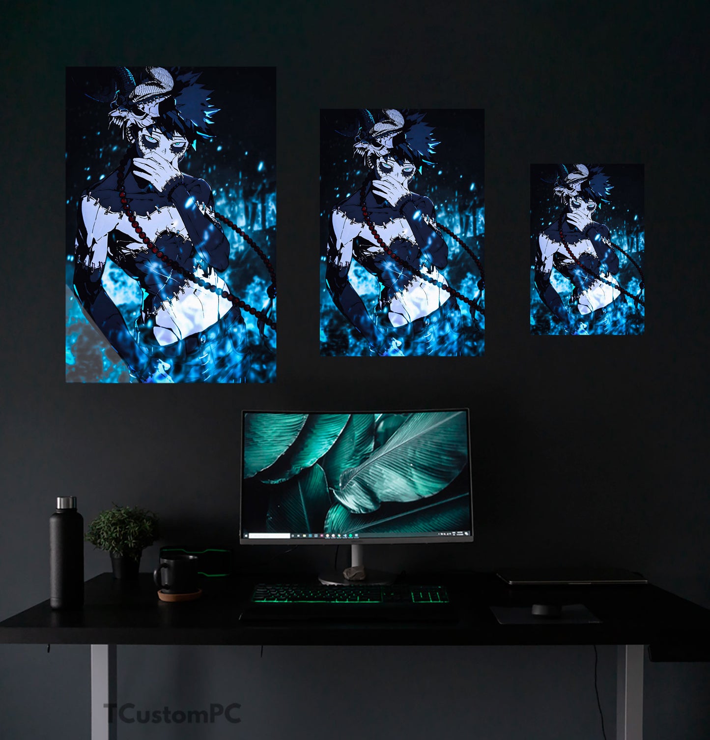 Pintura de Dabi Flames Boku No Hero
