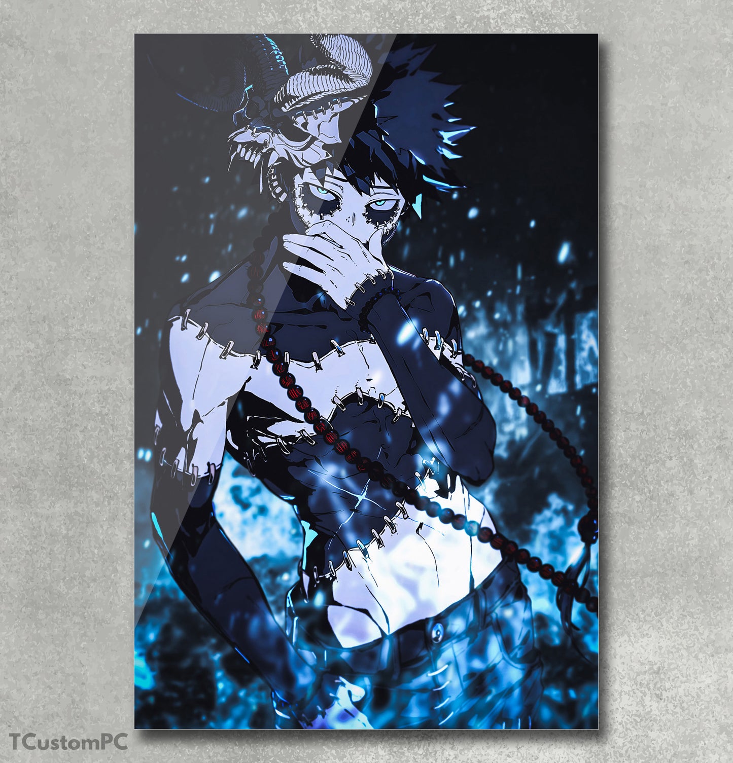 Pintura de Dabi Flames Boku No Hero