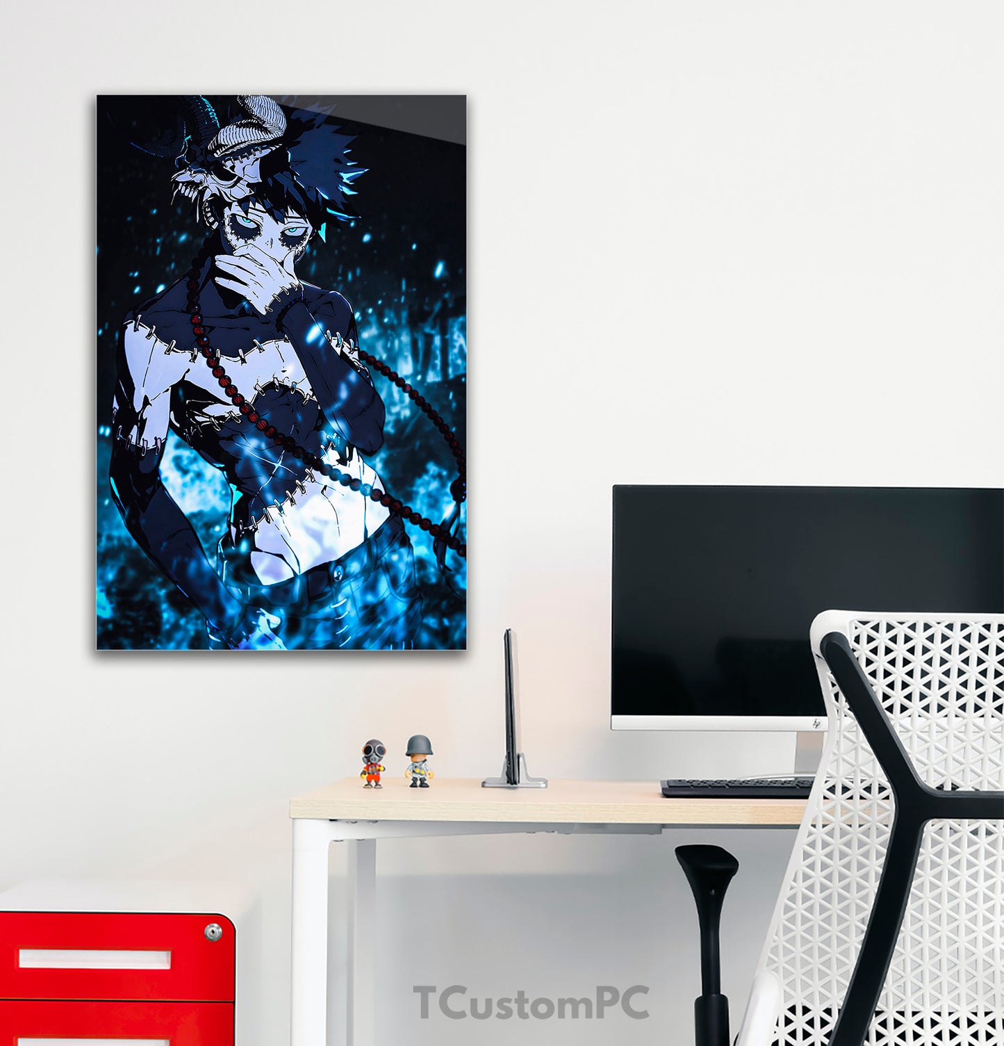 Pintura de Dabi Flames Boku No Hero