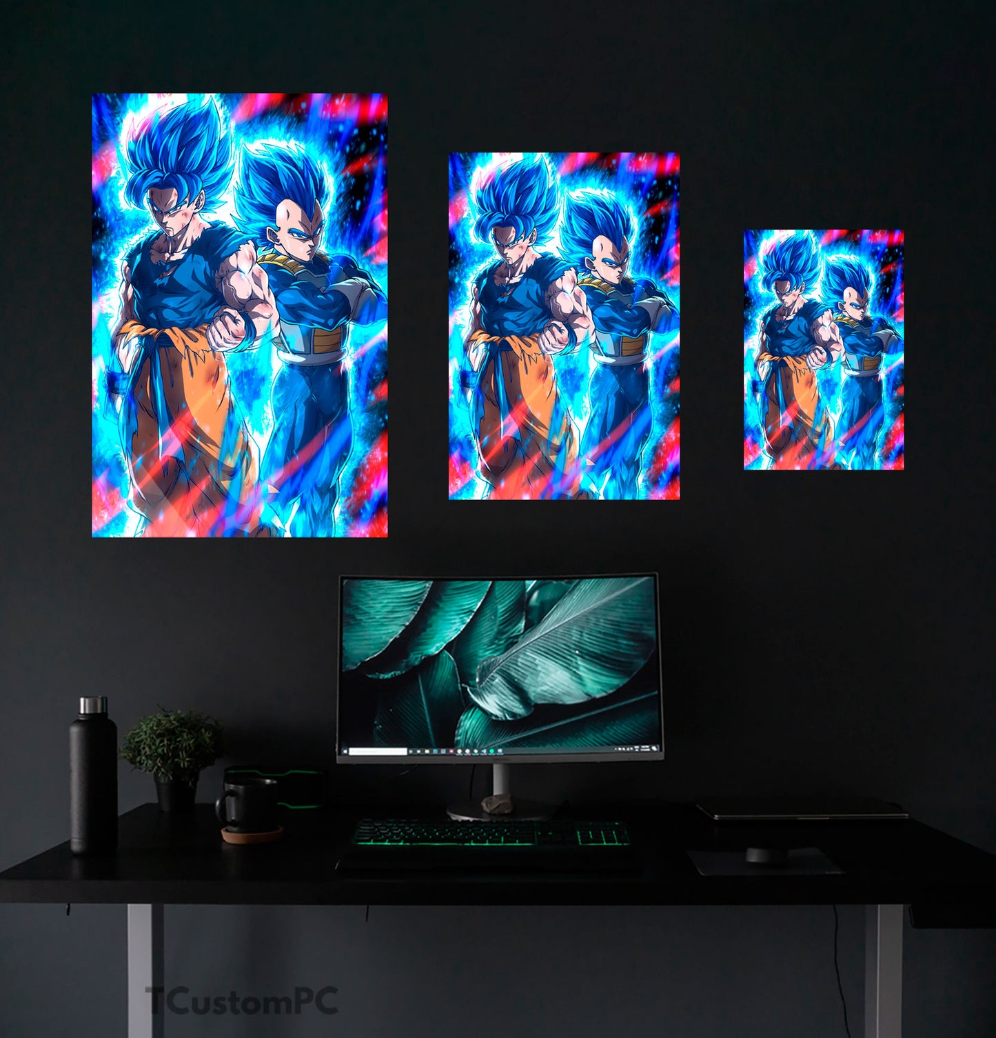 Db redraw Goku and Vegeta painting