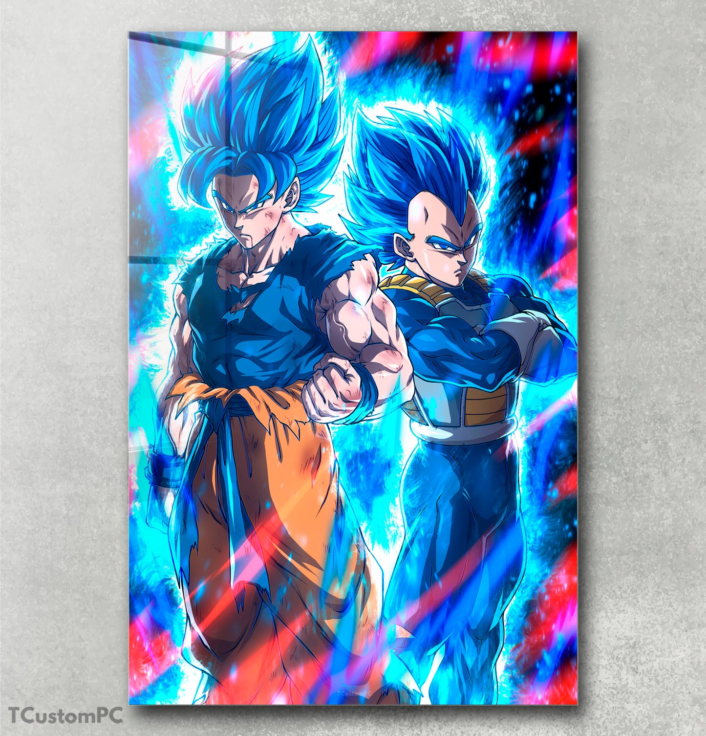 Db redraw Goku and Vegeta painting