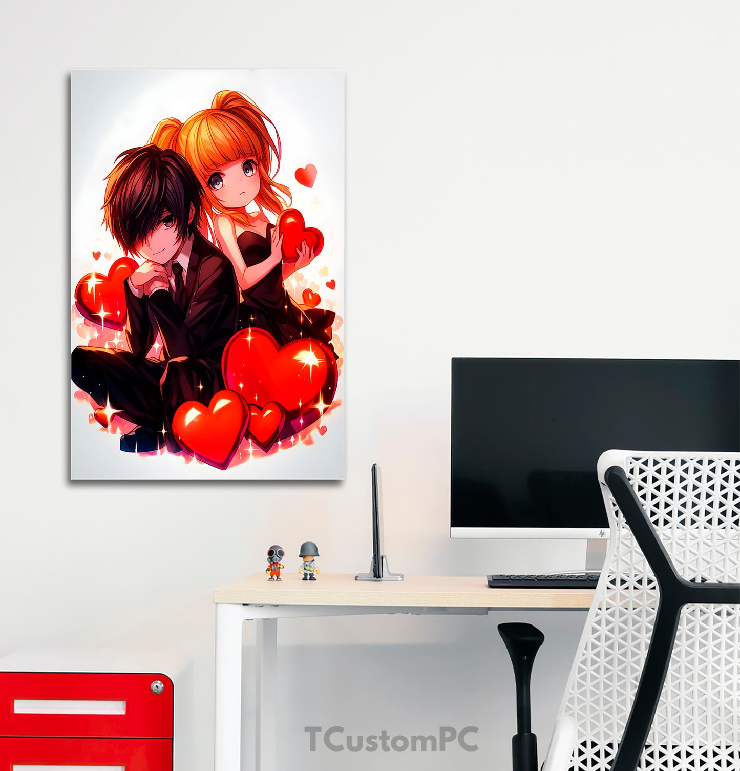 Pintura do Dia dos Namorados do Death Note