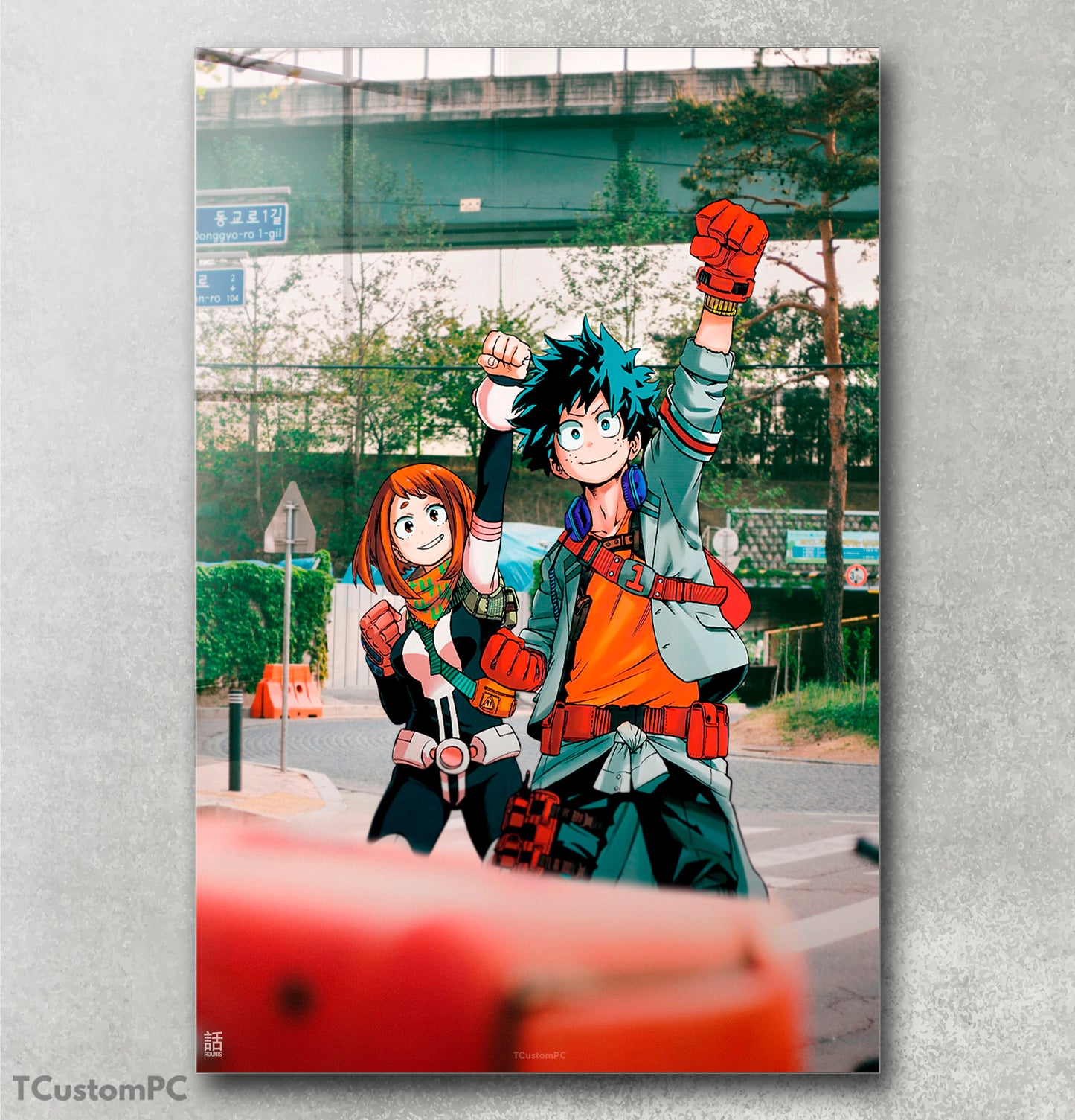 Cuadro Deku & uraraka
