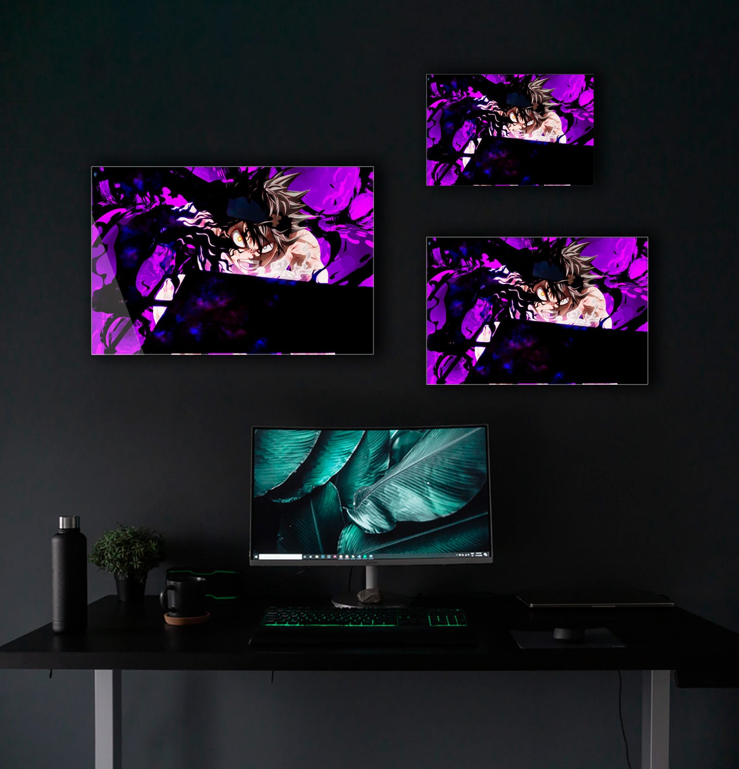 Cuadro Demon wizard purple